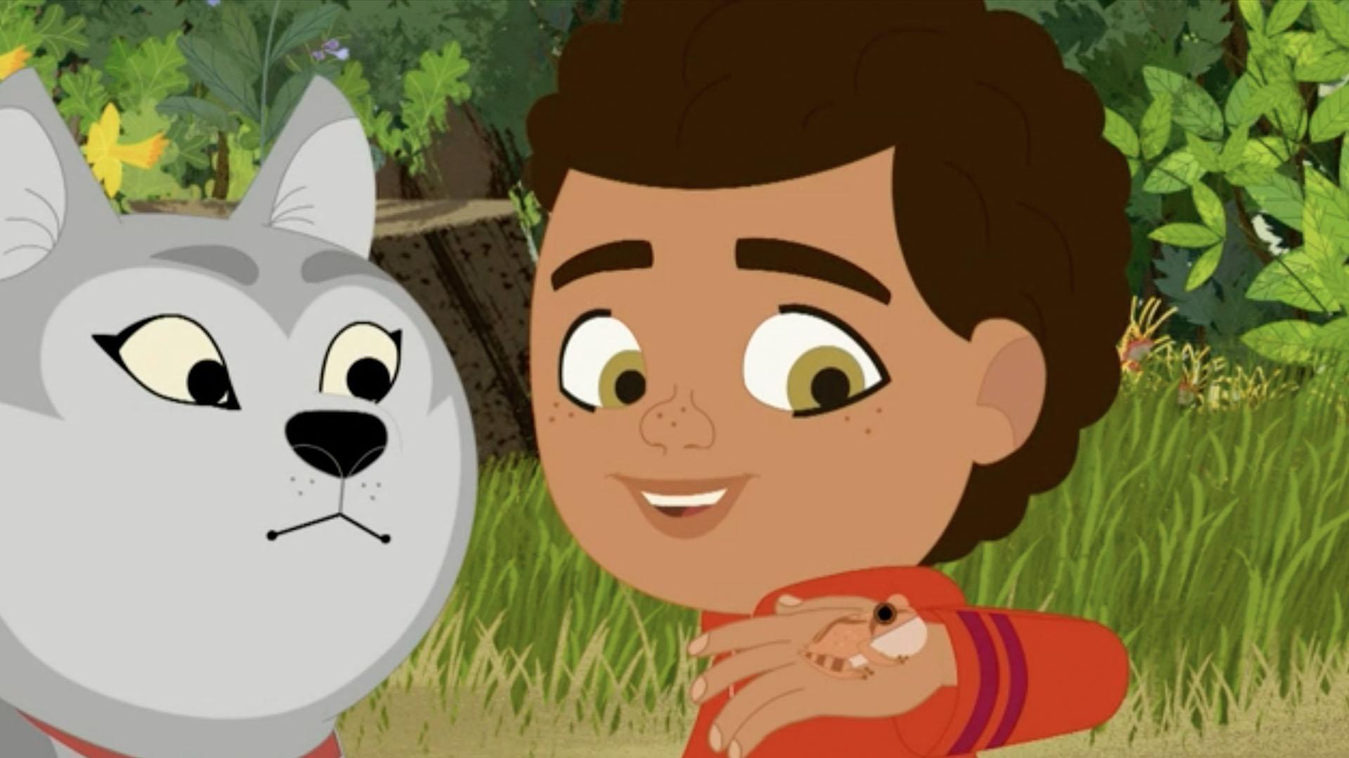 A symphony of sounds greets Rider and Wolfie as they walk through the woods in spring.