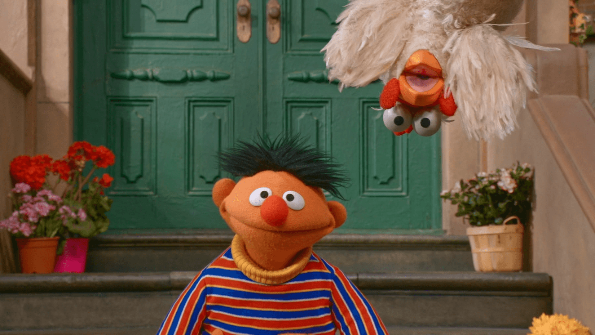 It’s Opposite Day on Sesame Street and everyone’s doing things that are as different as they can be.