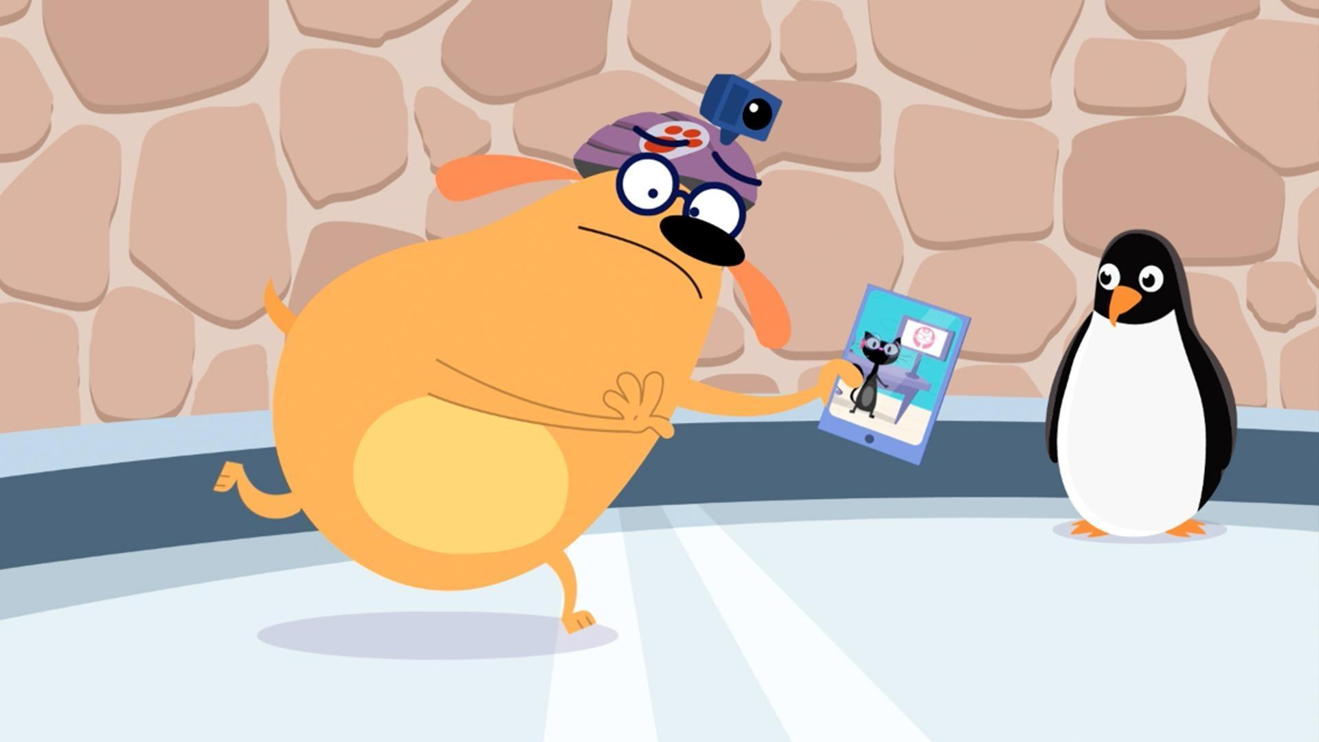 Can Ruff discover the right amount of force to push his plushie back to safety?