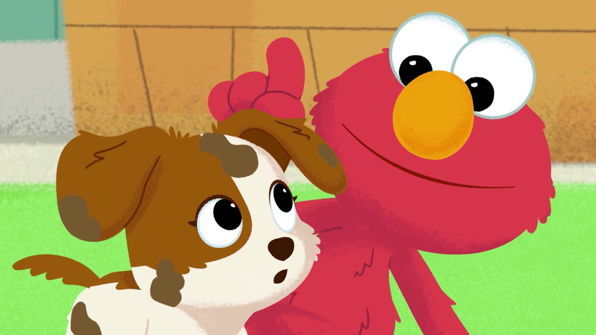 It was fun getting dirty but now it's bath time for Tango!