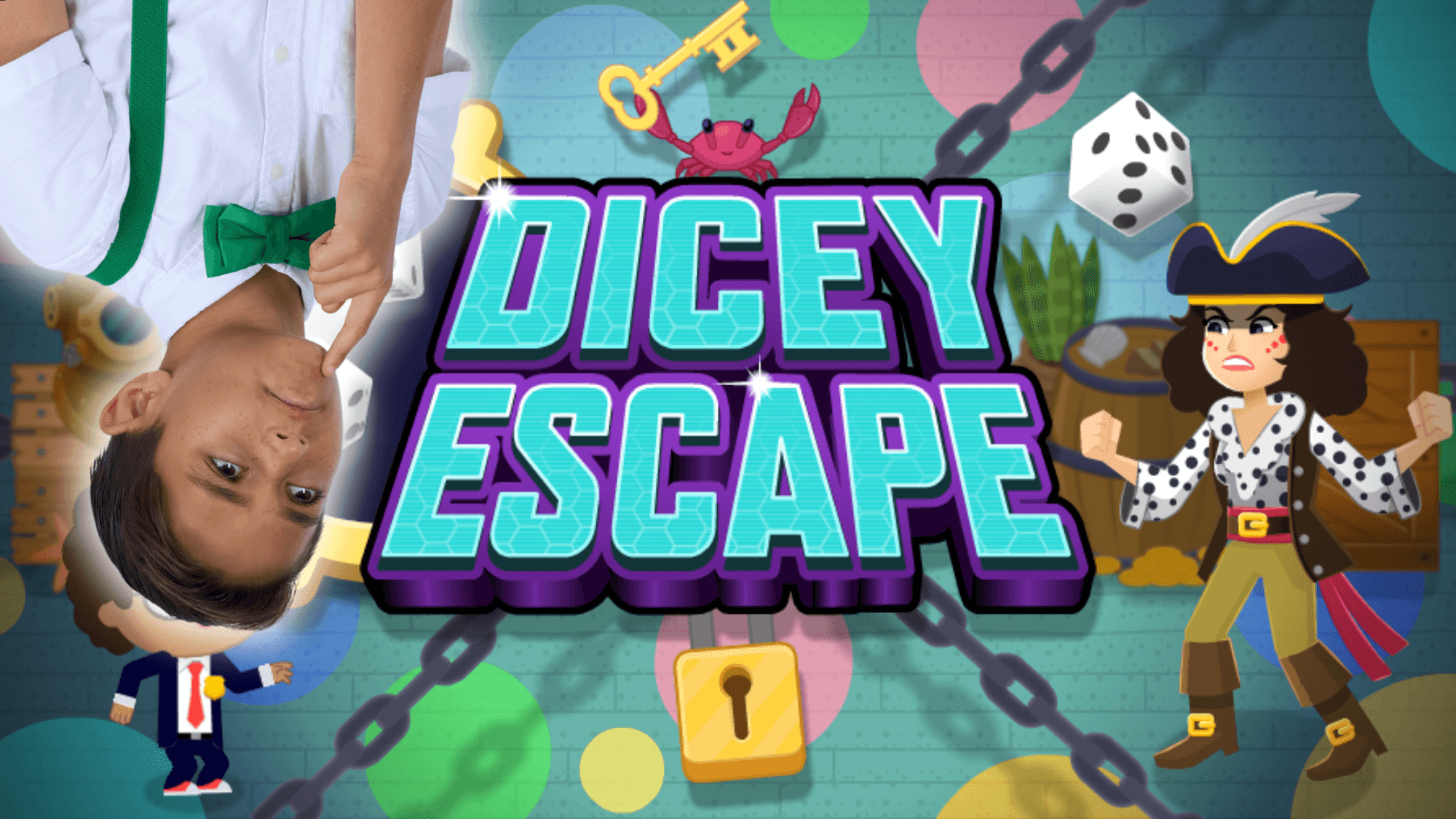 Olindo's world gets turned upside down, so Oaklynn suggests they play "Dicey Escape."