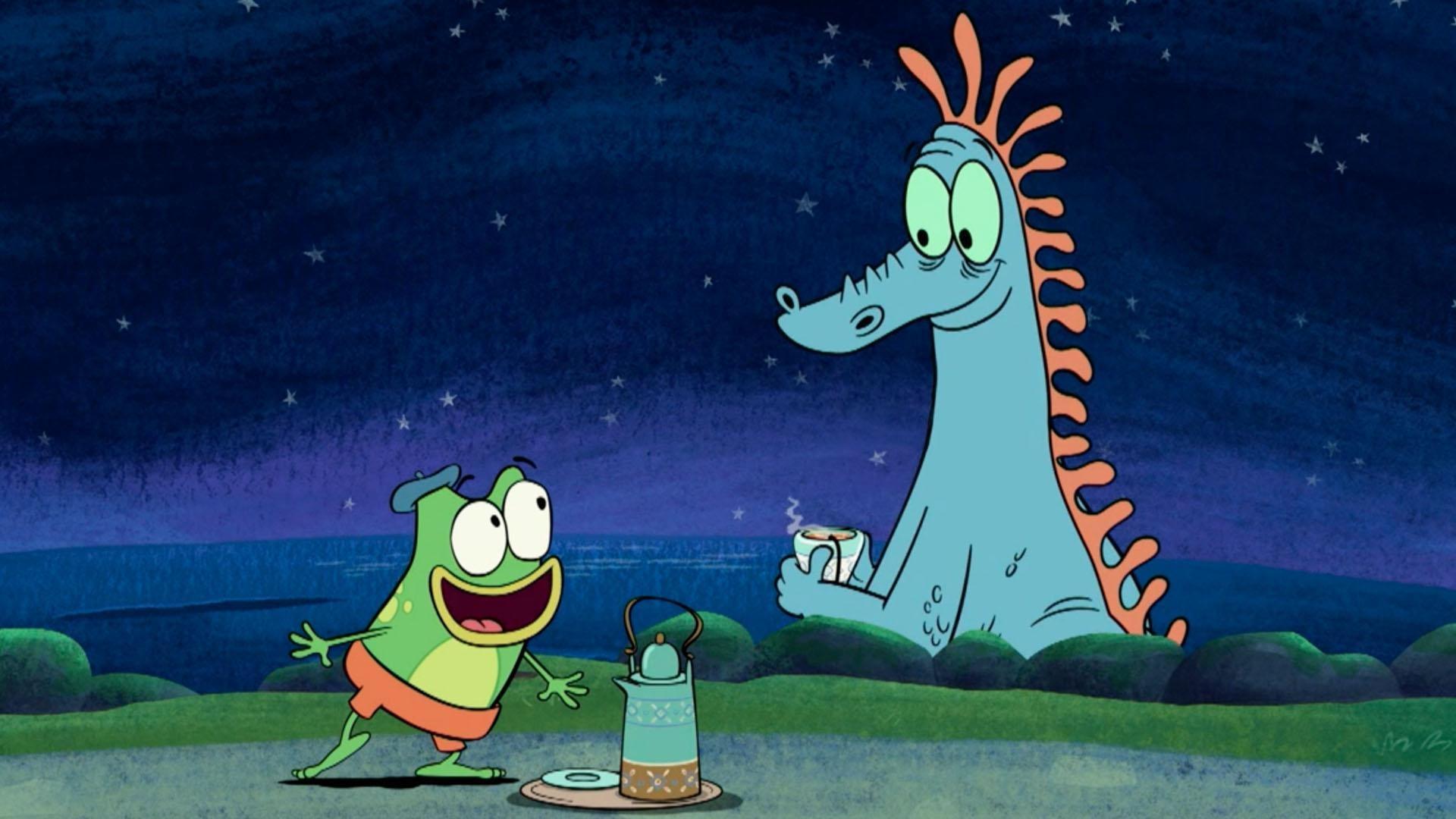 In Iceland, Leo is frustrated when he's ignored./The kids go to the Sea Monster Museum.