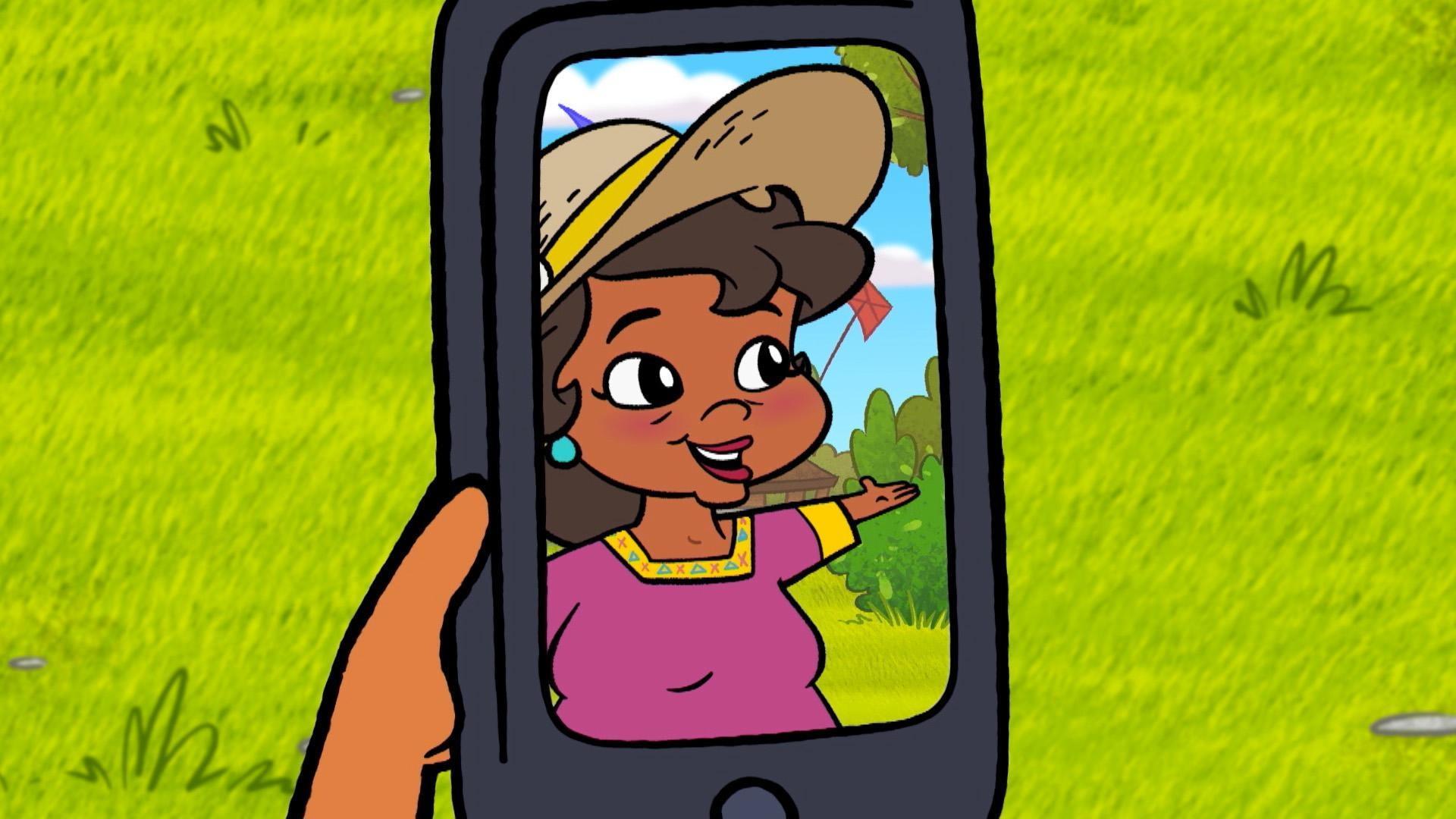 Rosie calls Abuela for help on a windy day.