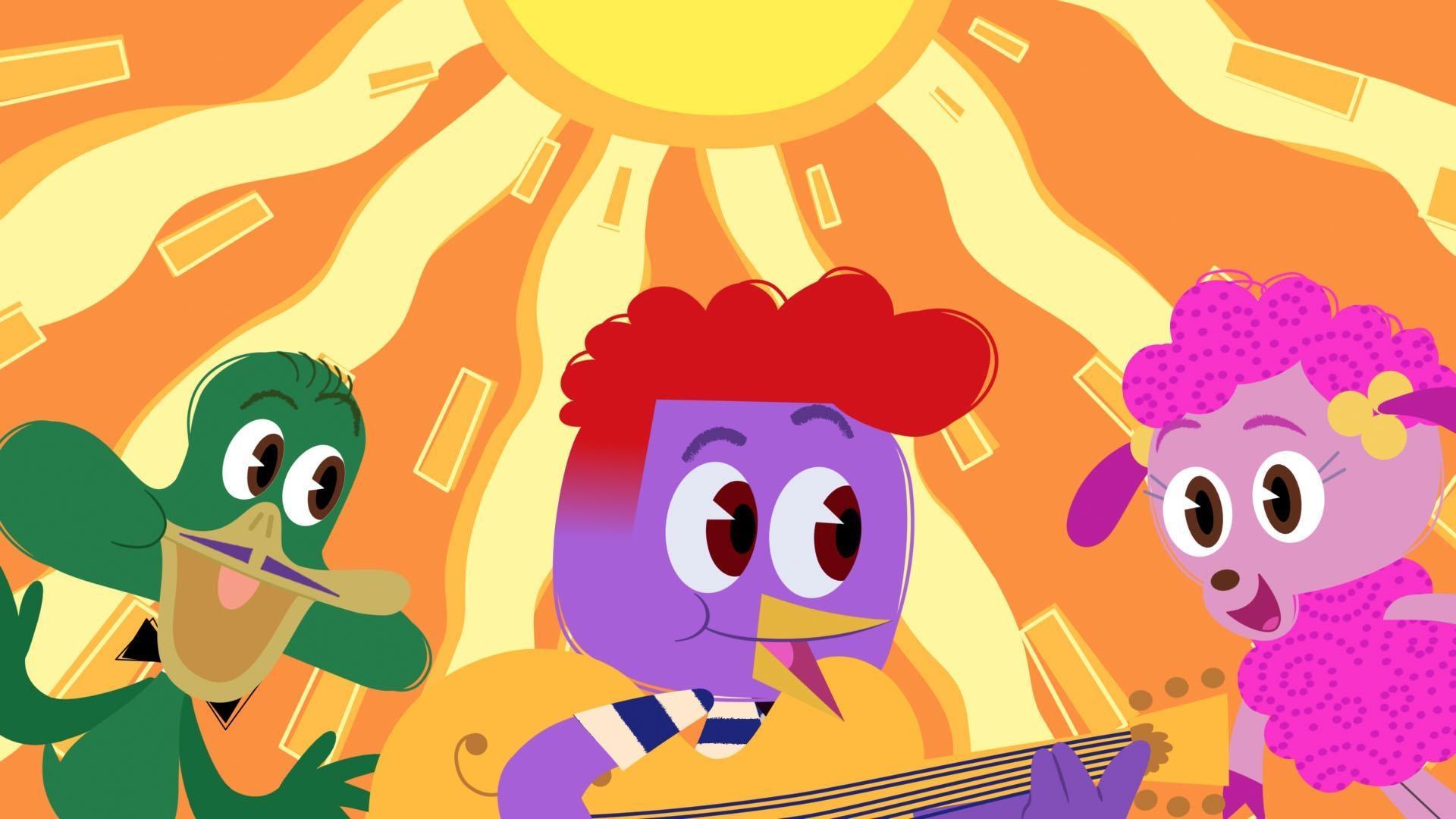 Rooster learns to start his day with a jazzy wake-up song!