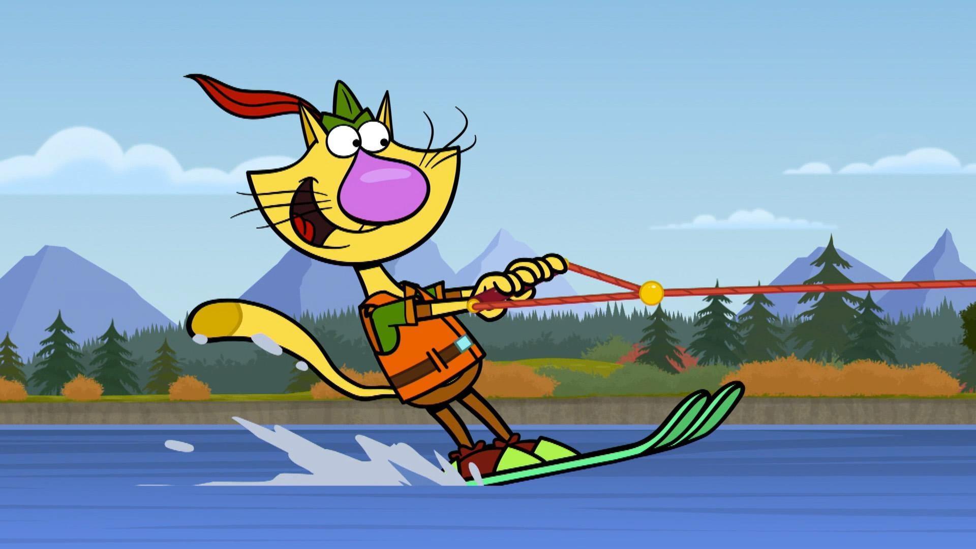 Hal and the gang search for the Leaf Fairy./Nature Cat's waterskiing trip is interrupted.