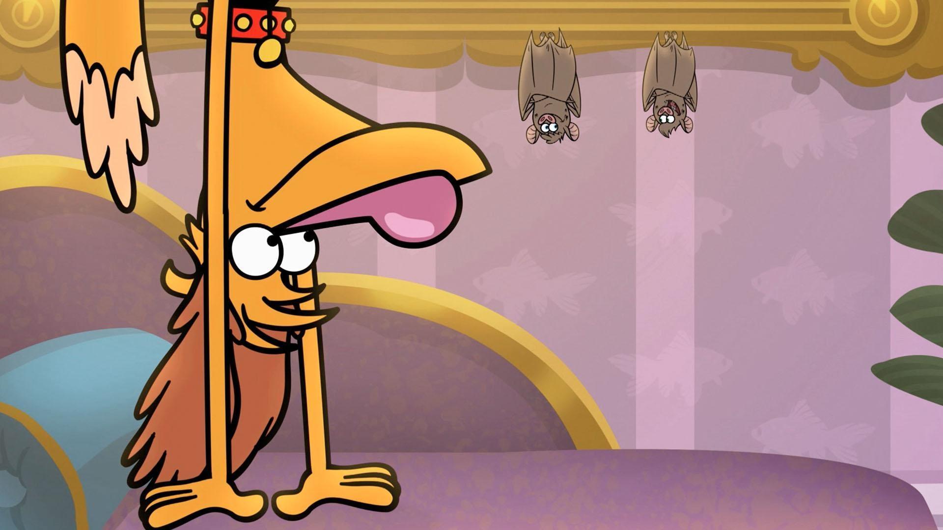 Ronald's new cat cave has turned into a bat cave!