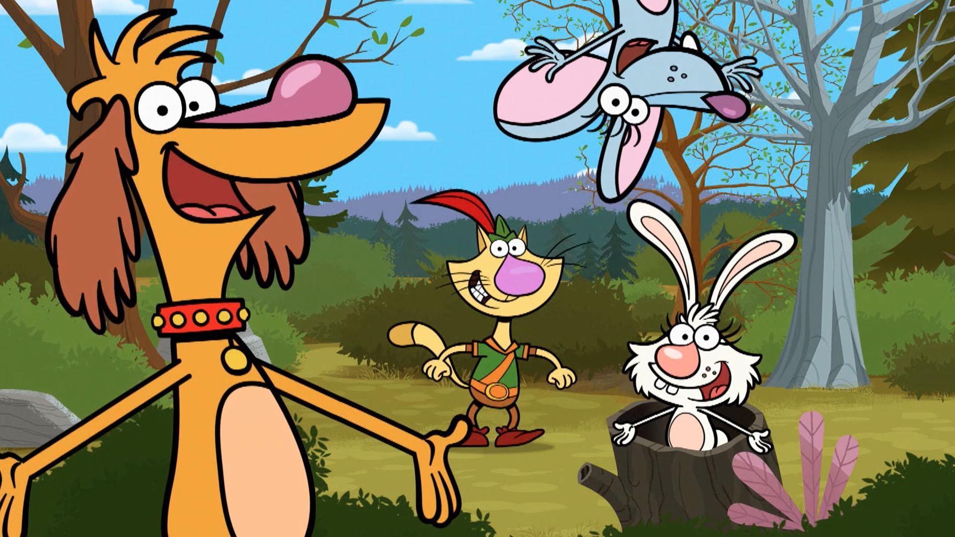 Nature Cat is afraid he is going to catch the furry flu and lose all his fur!
