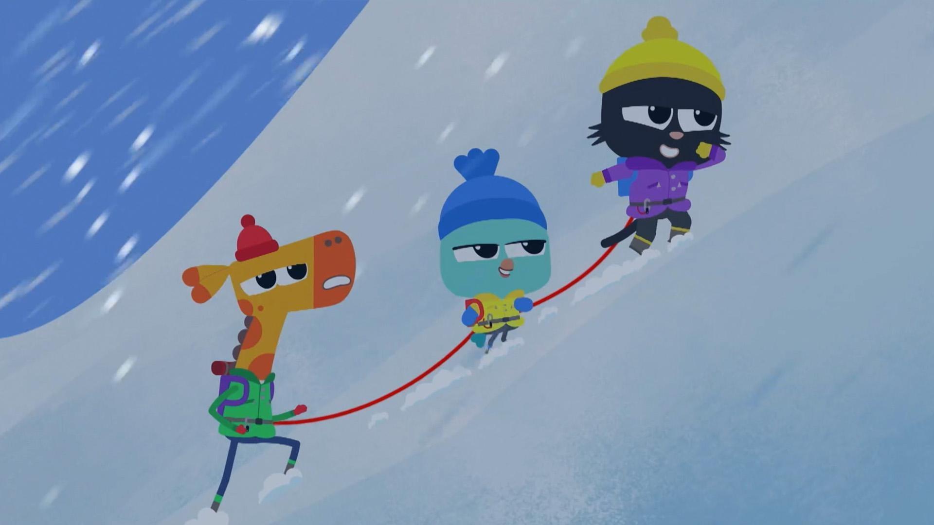 Milo, Lofty and Lark are thrilled by tales of Commander Cottontail’s daring expeditions.