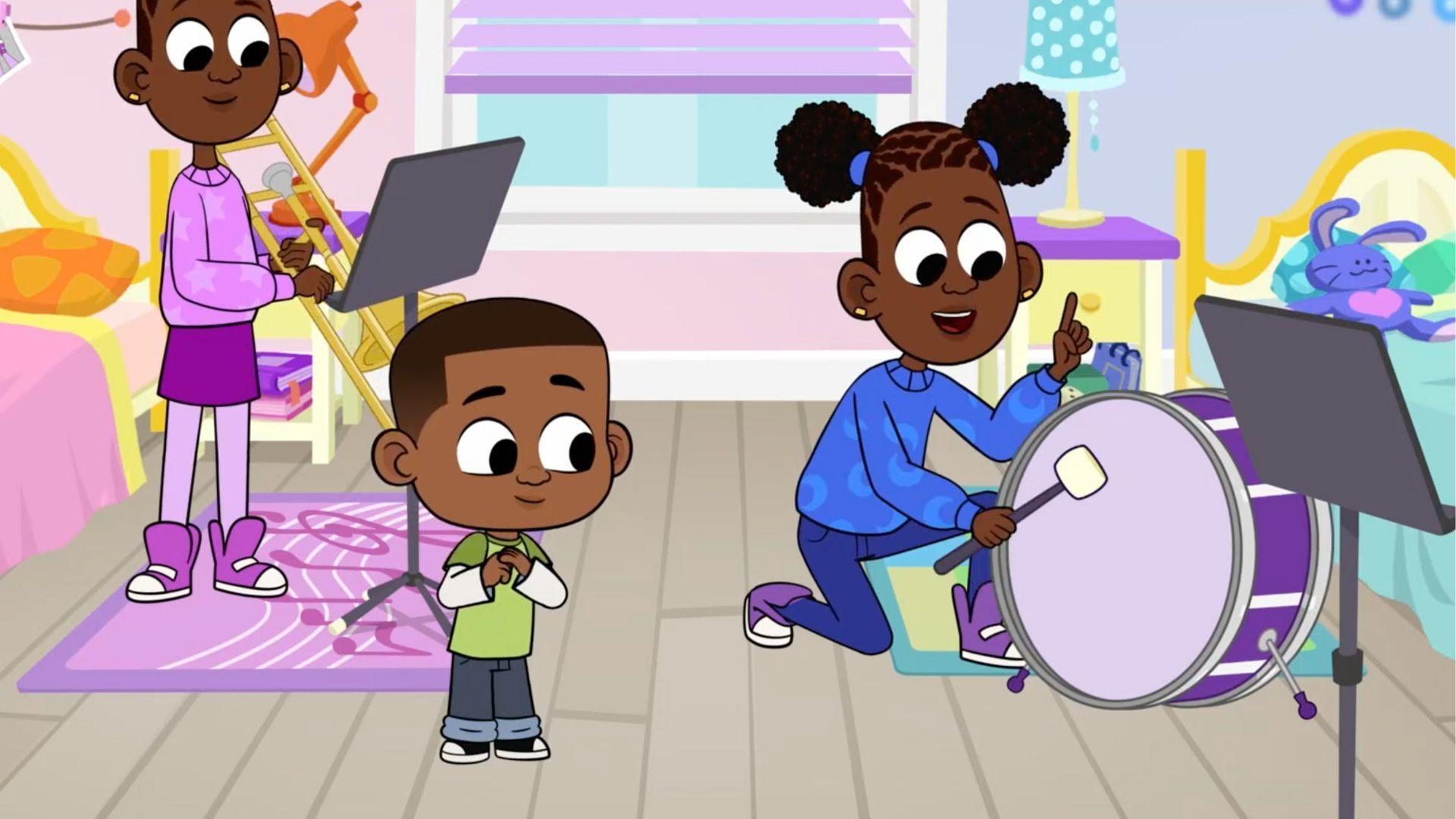 Luke switches places with Stu. / The Loops kids throw a surprise party for their parents.