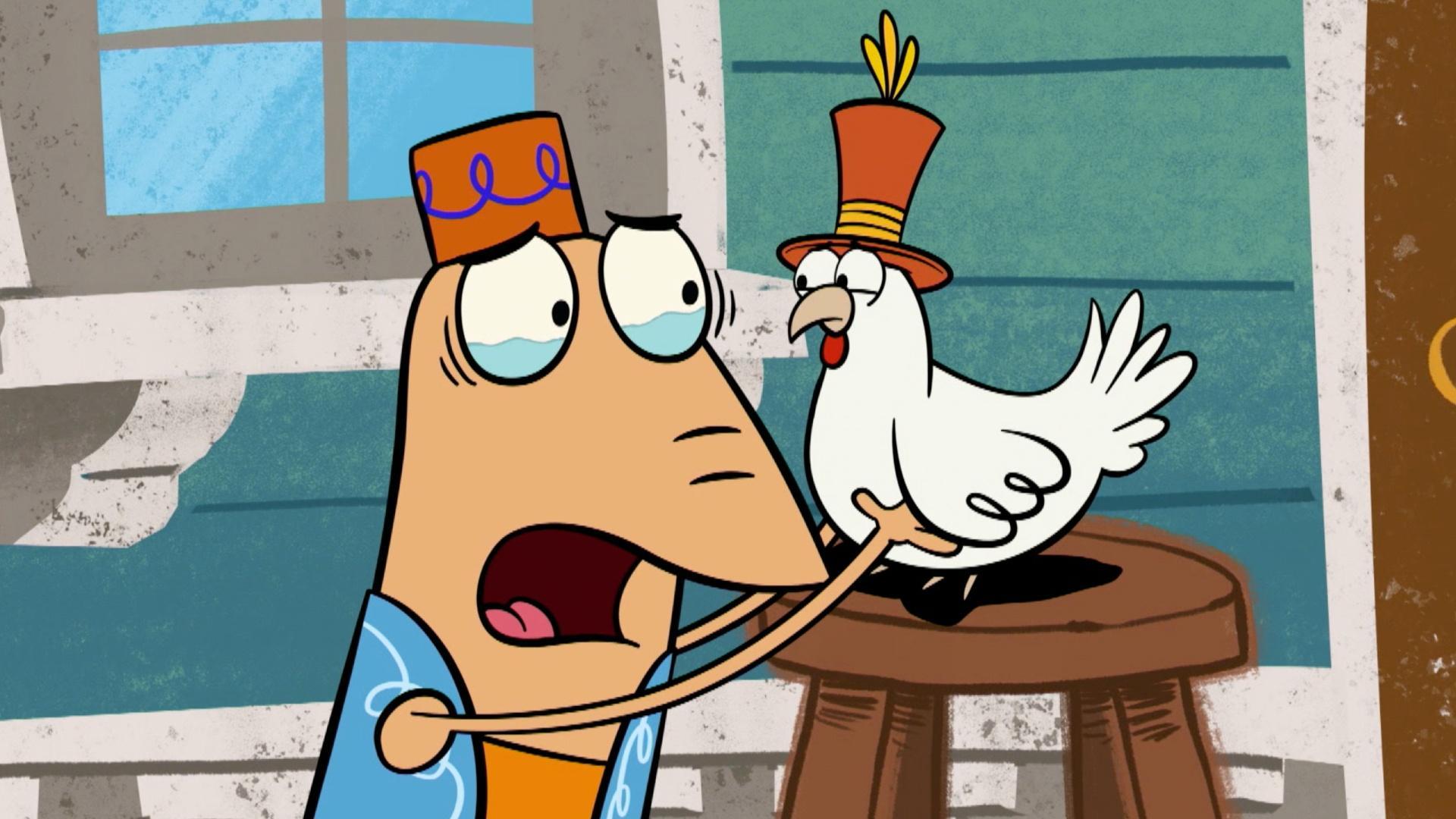 The kids learn about movies and chase a hot air balloon in Paris.