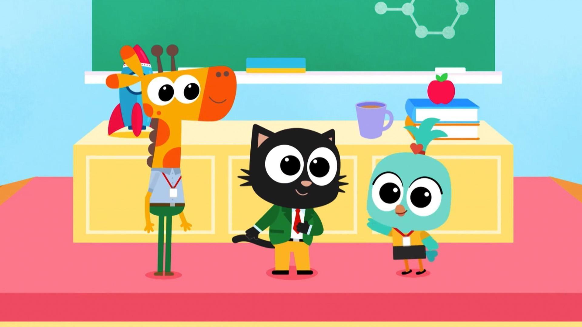 Milo and his pals are happy to step in to teach Miss Stern’s evening class.