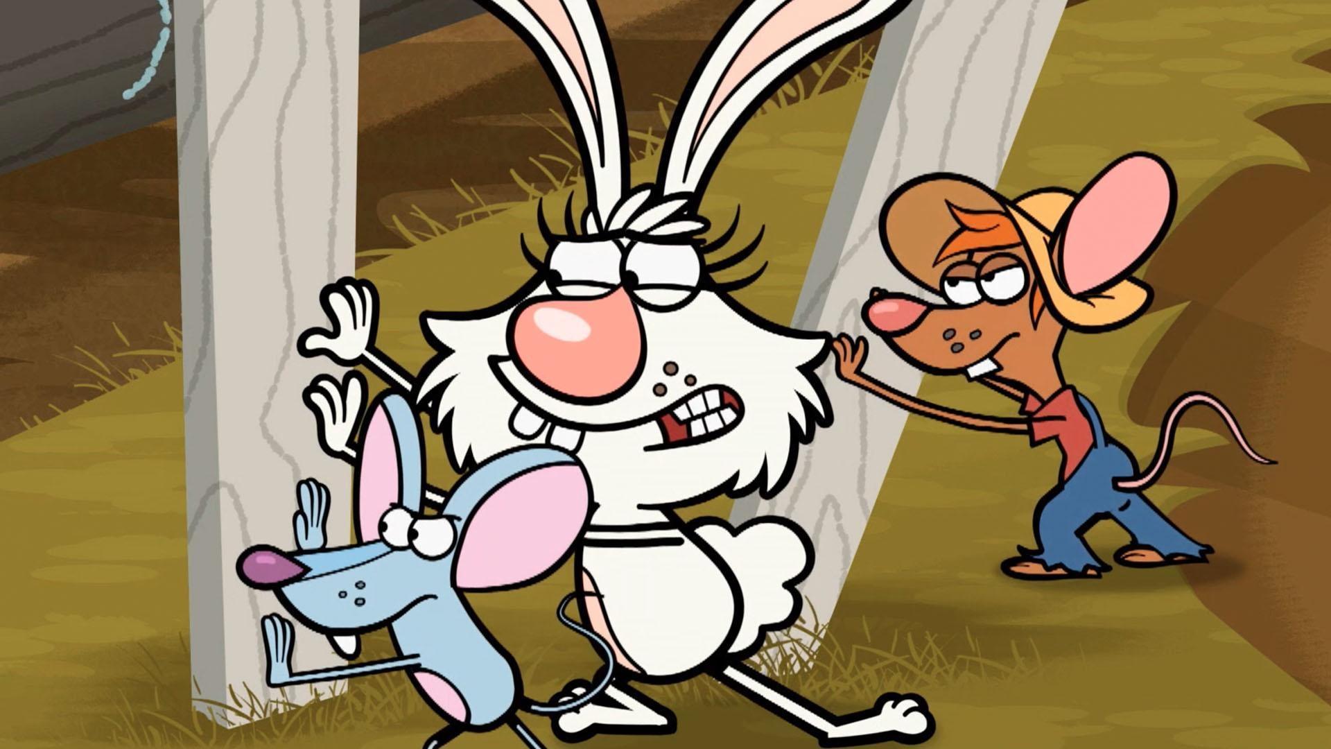 Ronald has built a huge water slide that is blocking the stream and he refuses to move it.