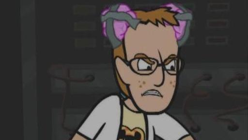 Our heroes must defeat Chuck and Mr. Big. / Dr. 3Brains steals Dr. 2Brains' blackout ray.