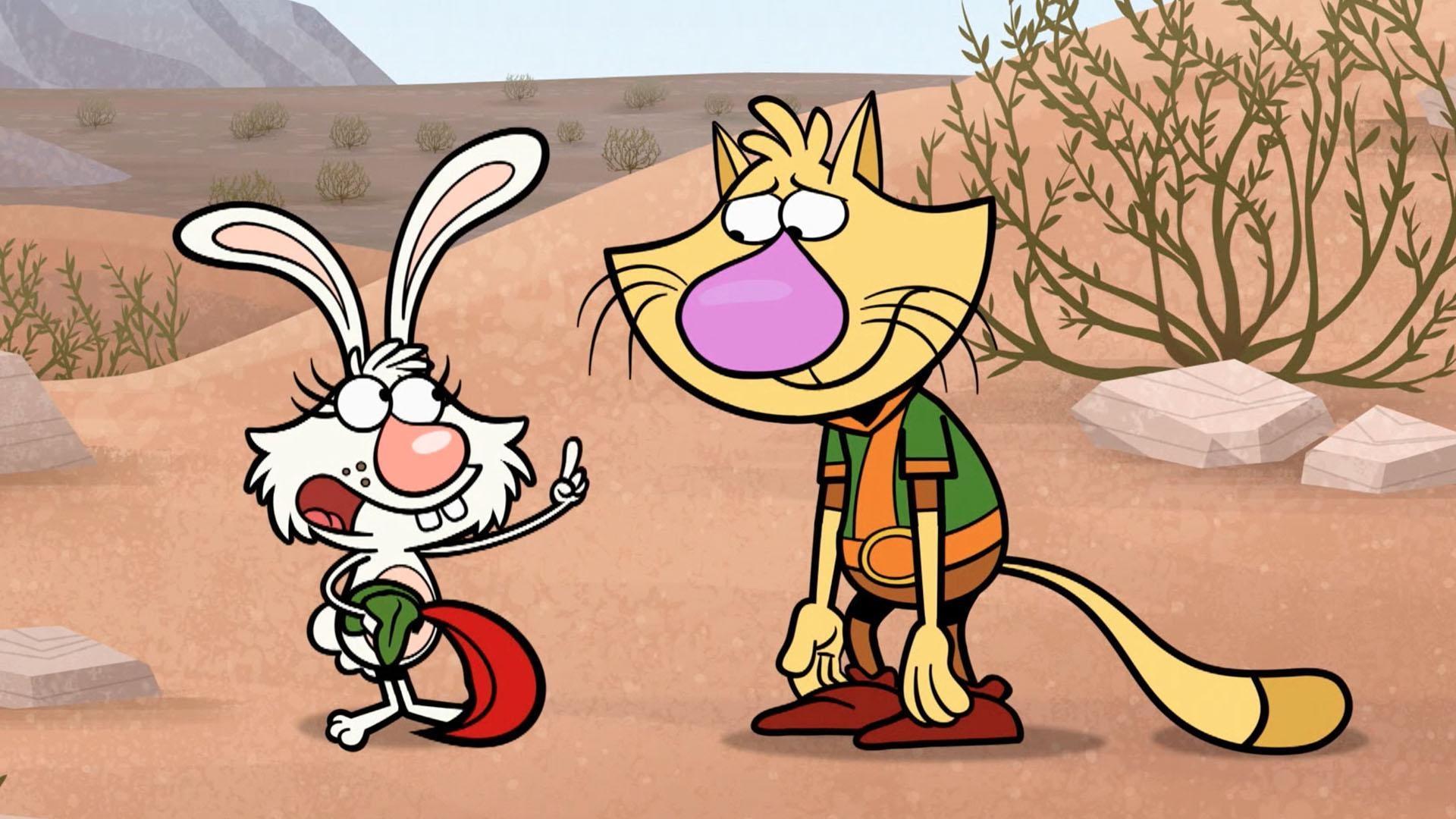 Nature Cat is a contestant on "So You Think You Know Nature" and needs to find a mimic!
