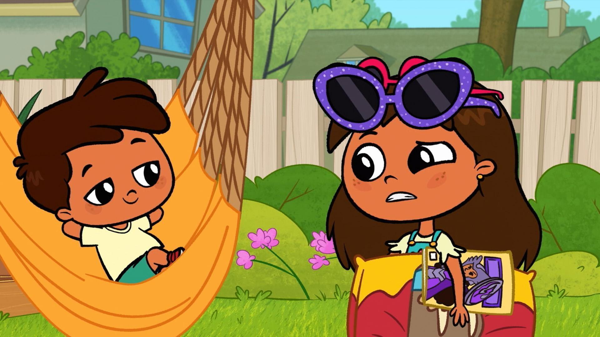 Abuela sends the Fuentes Family a hammock.