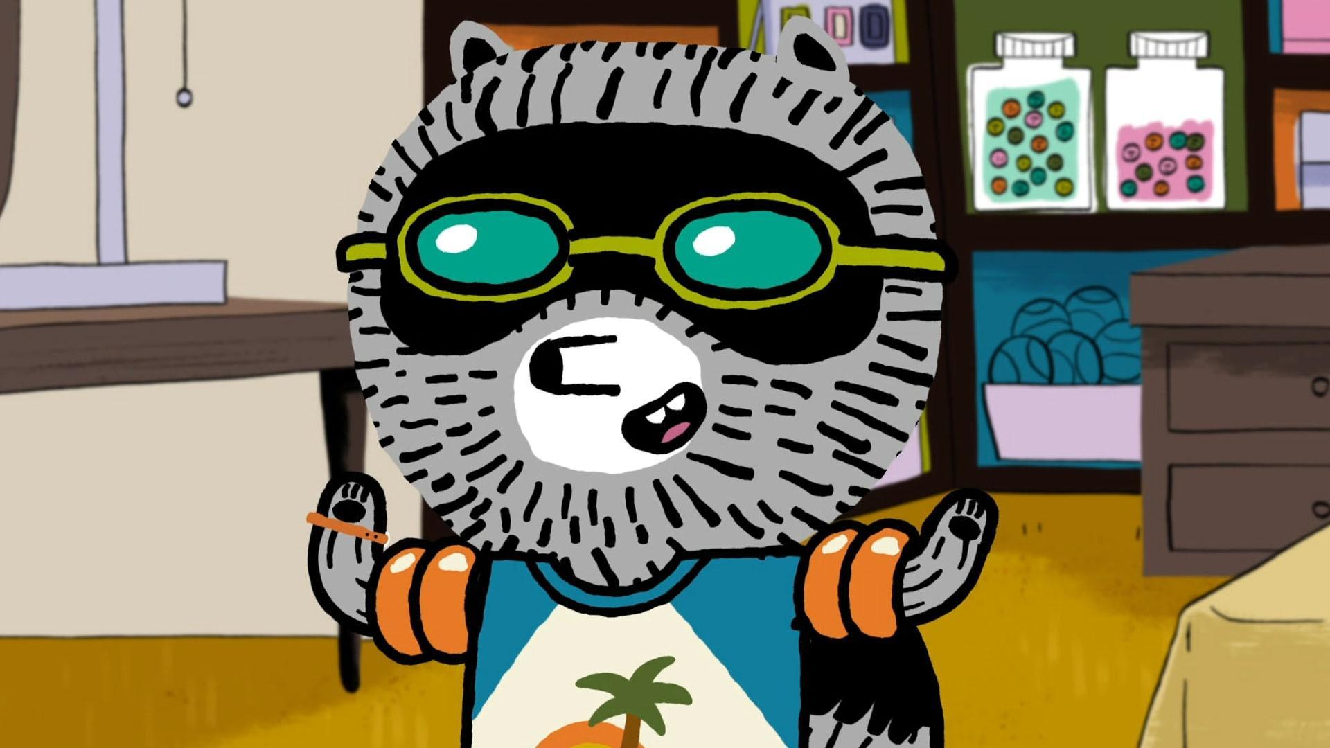 Carl’s medium-sized fuchsia yo-yo is missing! / A rainy day changes Carl’s pool day plans.