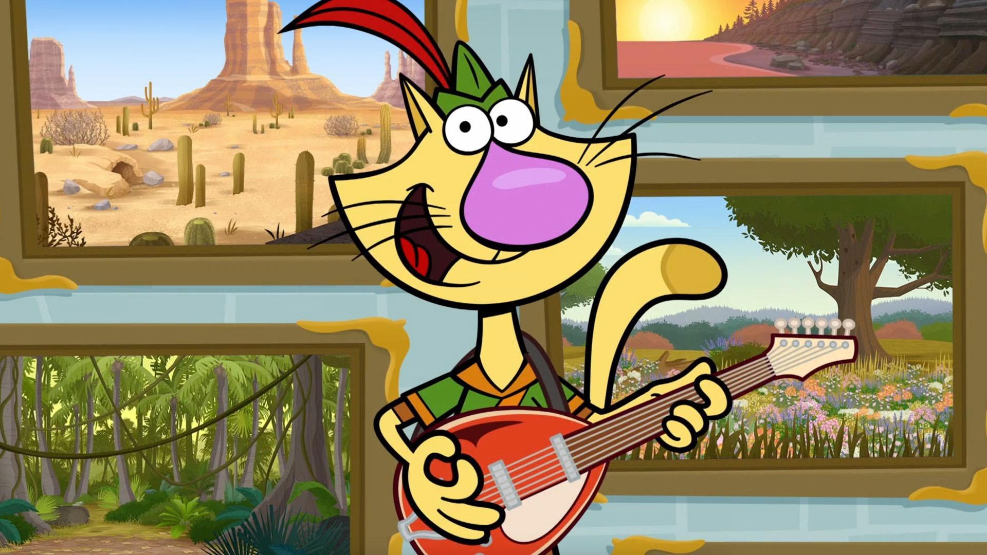 Nature Cat and his pals sing about protecting nature.
