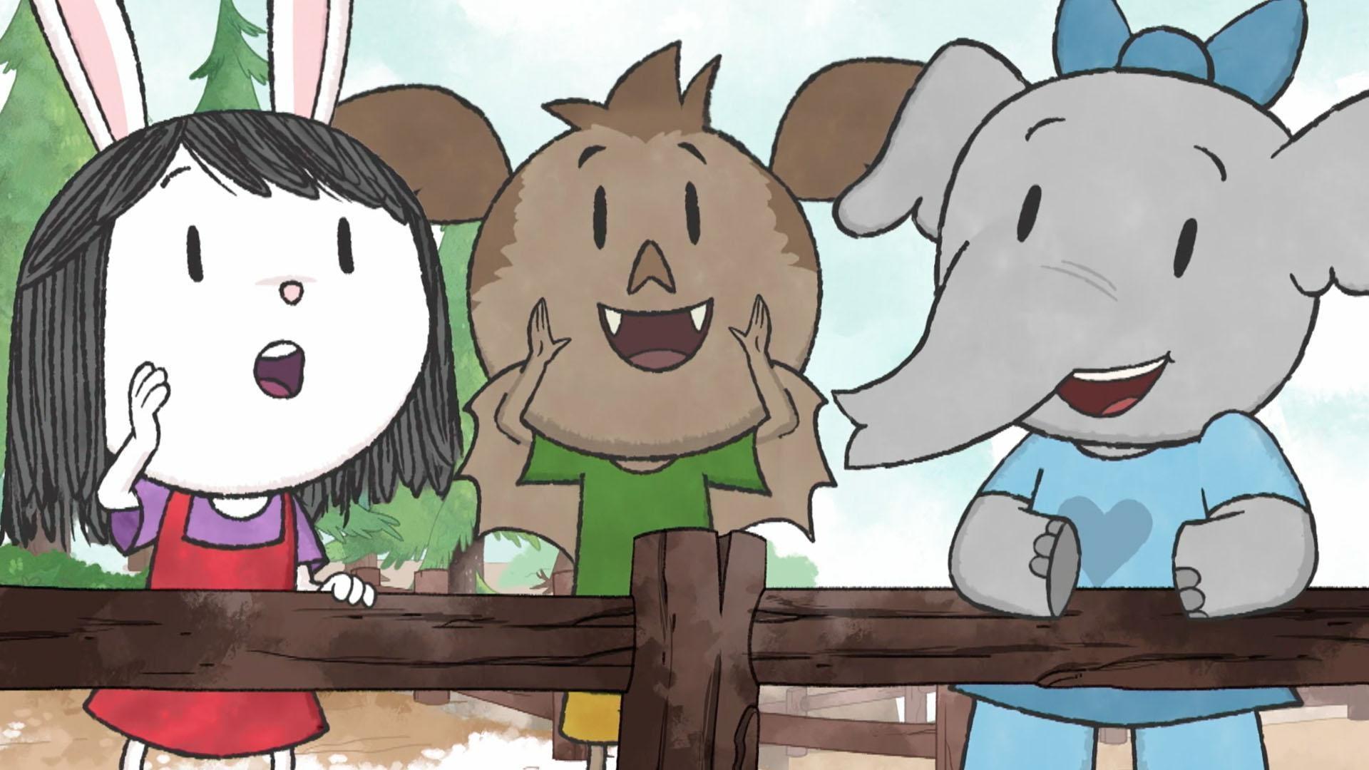 The kids learn how Ari and other bats hear so well./The kids wonder how some animals hear.