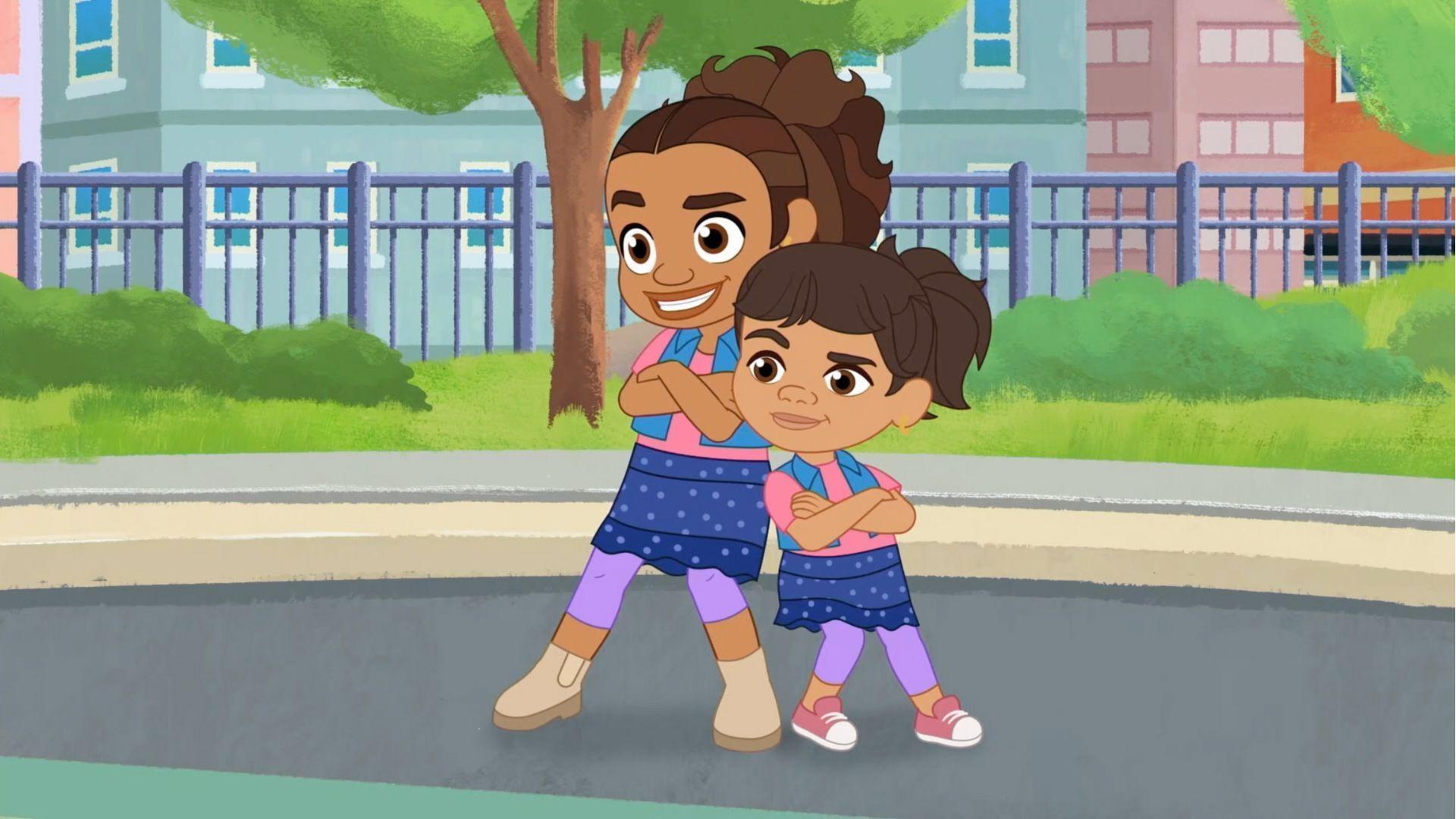 Emi won’t stop acting like Alma. / Alma tries to run the world’s longest race.