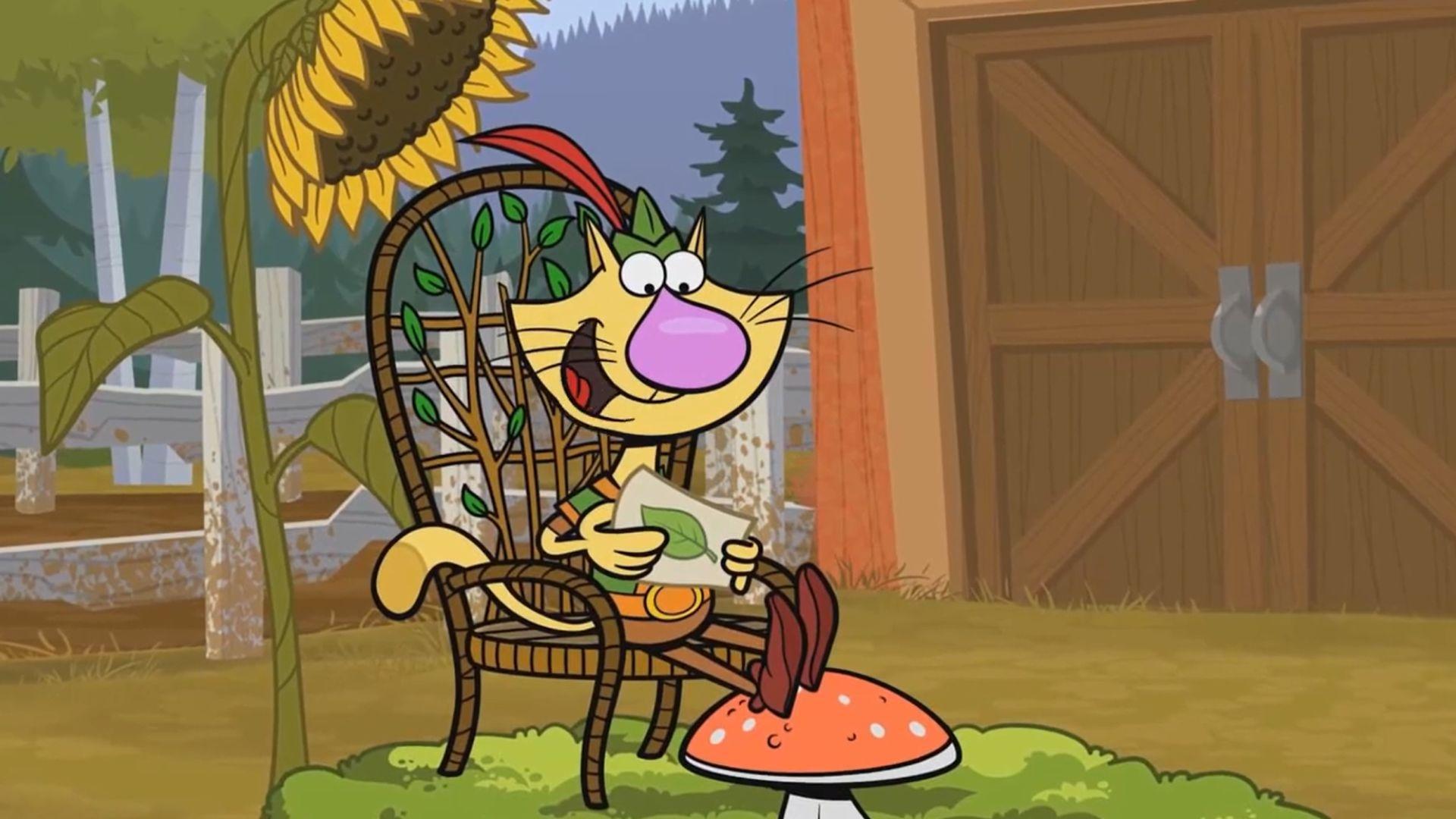 Tally ho! Nature Cat nature chats all about composting food scraps into wonderful soil!