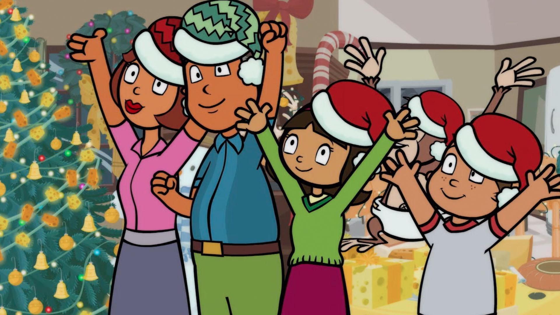 The Botsfords have a holiday party. / Everyone is taking their loose change to the bank.