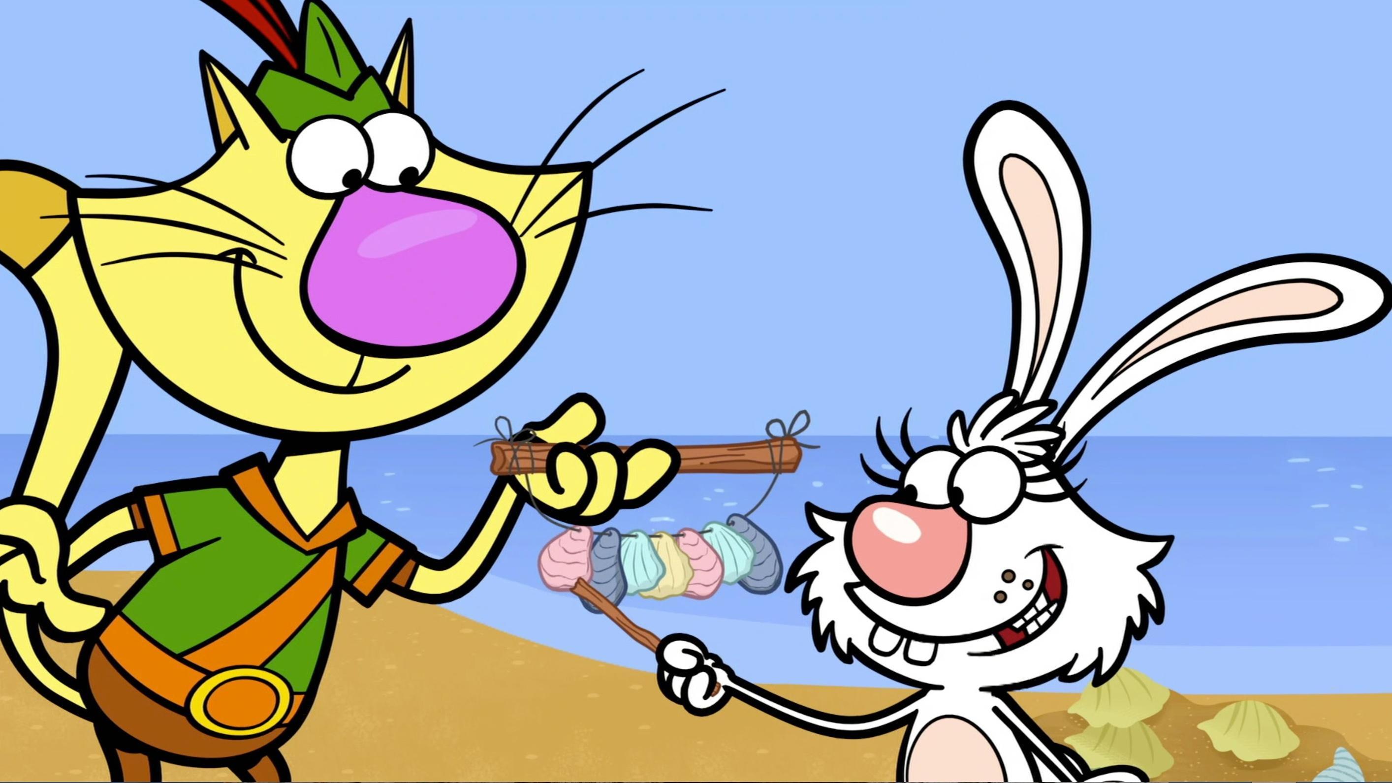 Nature Cat and his pals look for instruments in nature so they can compete in the contest.