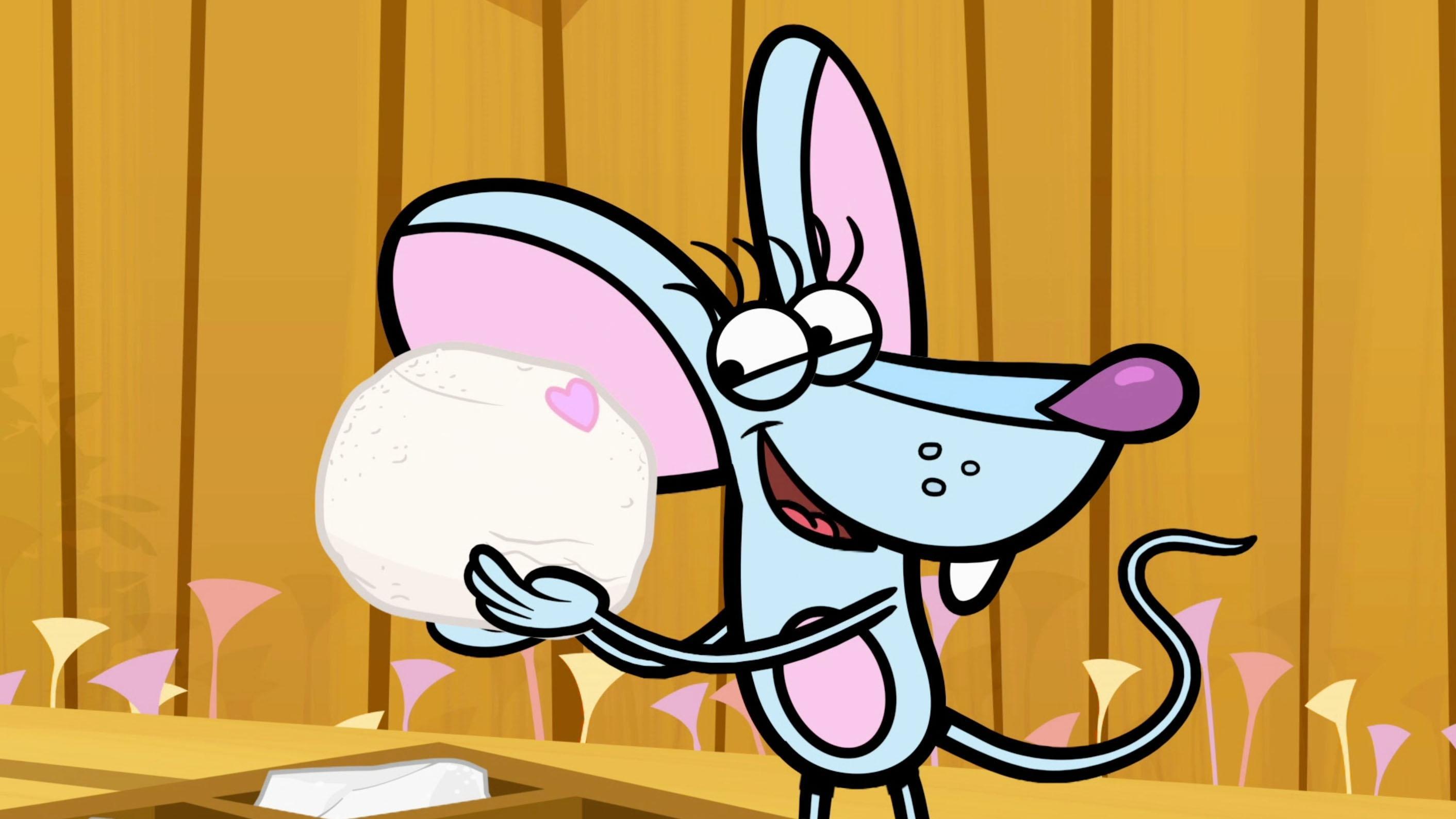 Squeeks can't wait to show everyone her favorite rock at her Rock Stars meeting.