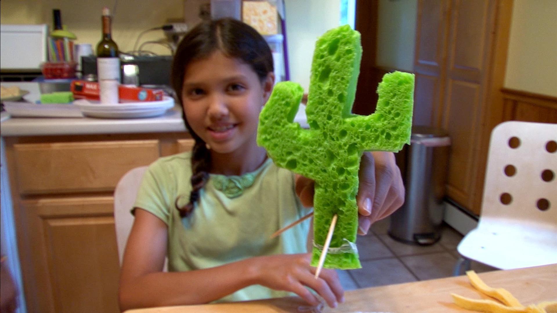 Kiana, Kaya and Kalea explore how plants absorb and store water.