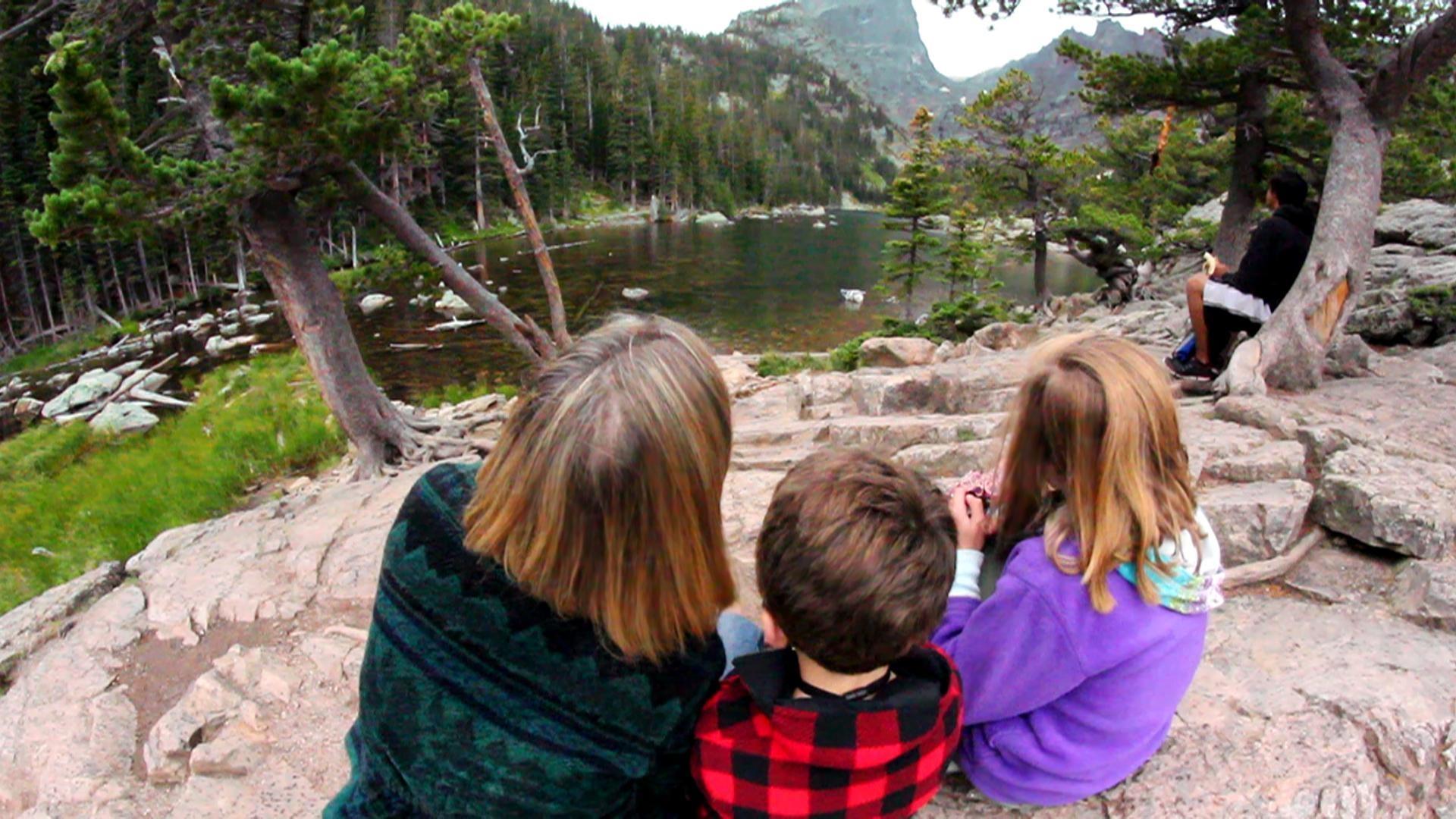 Hike the Rocky Mountains and collect data for Plum with Sydney, Nathaniel and their mom.