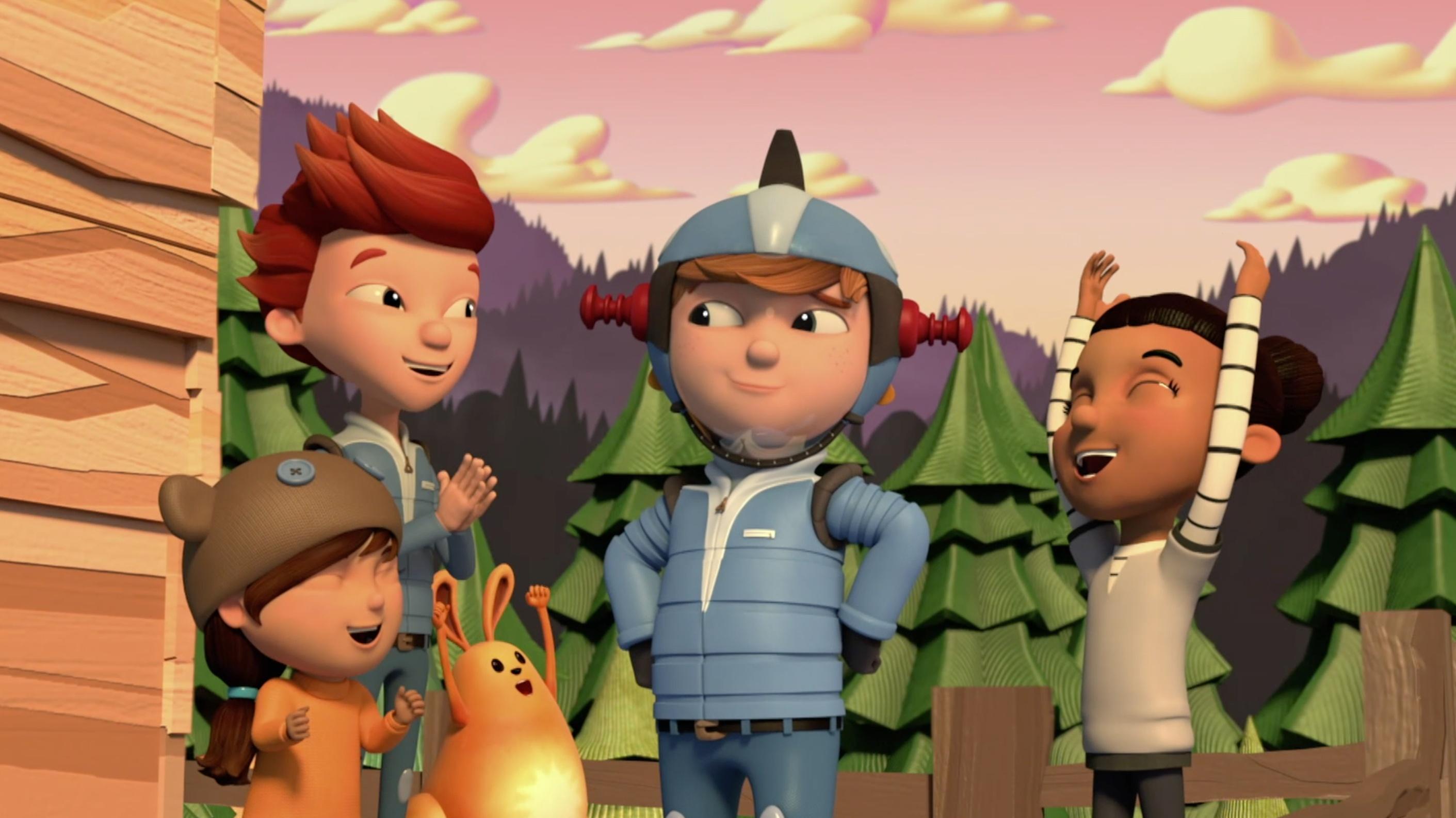 The kids go on a pretend mission to Mars. / Sean tries to work on his science project.