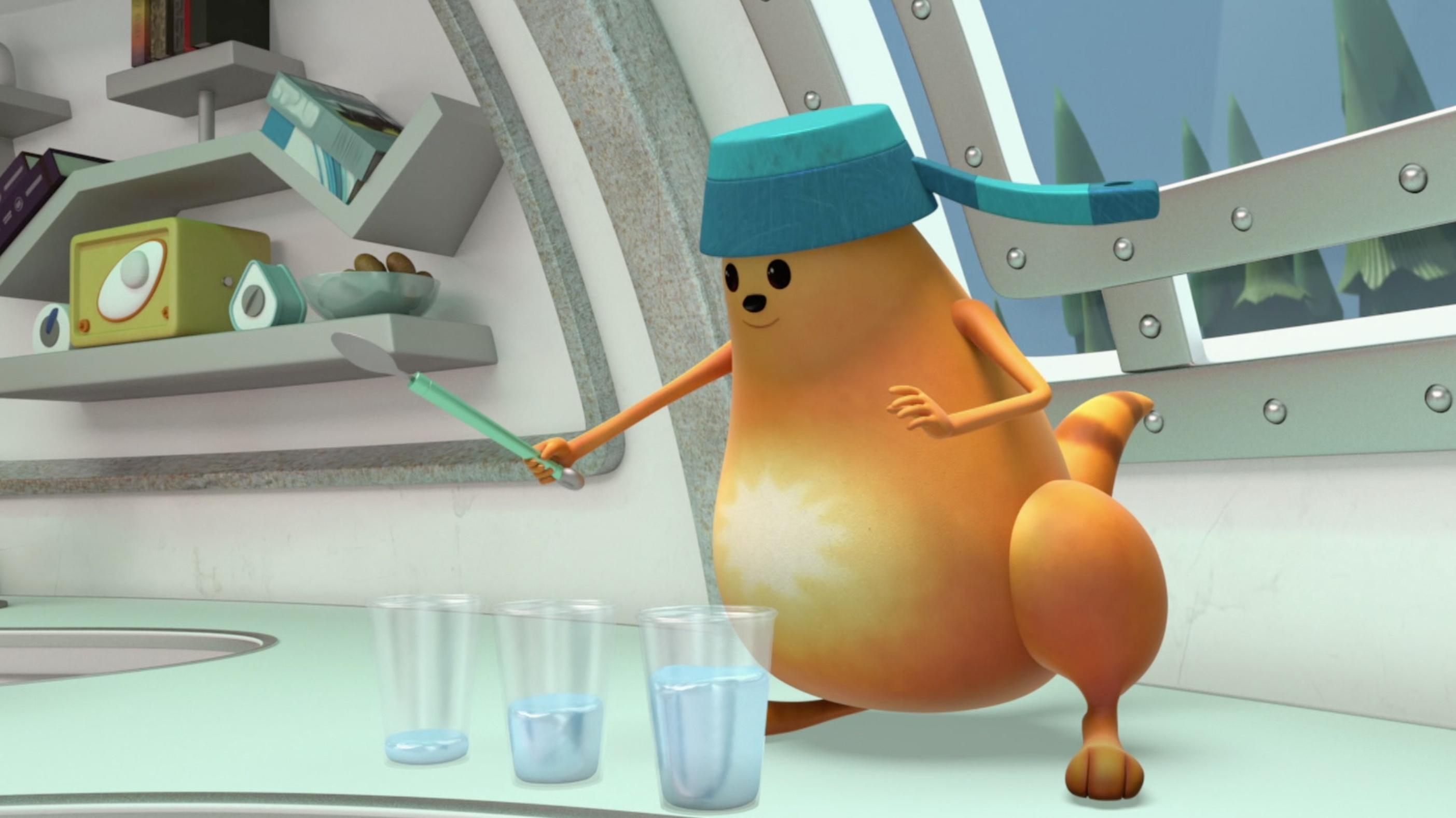 The gang makes a sound collage.