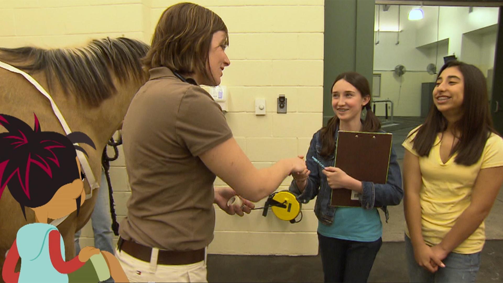 Izzie se una a Zoe y sus amigas mientras proponen usar algo de ciencia.