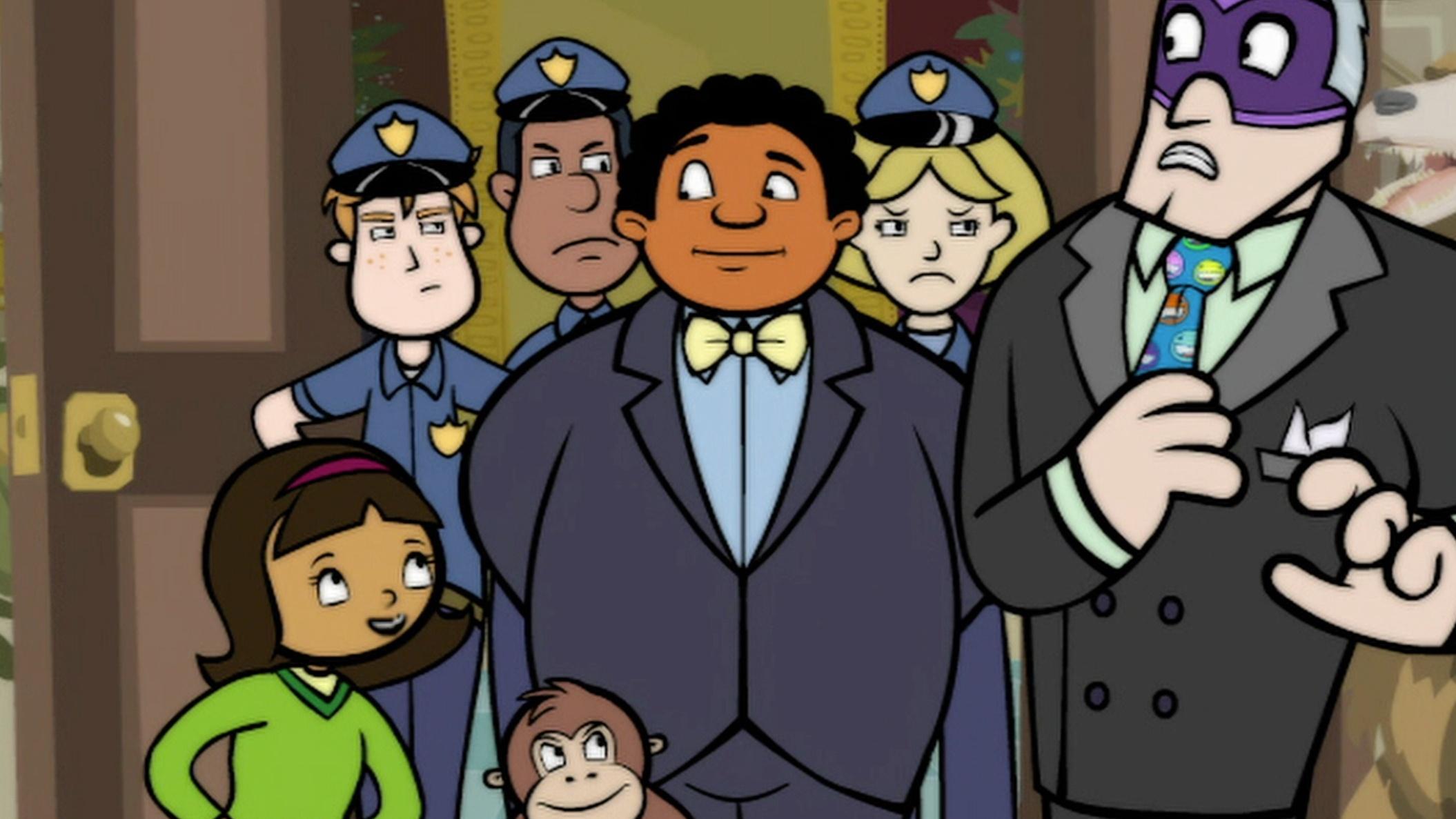 Dr. Two Brains discovers WordGirl's secret identity! / Mr. Big becomes town mayor.