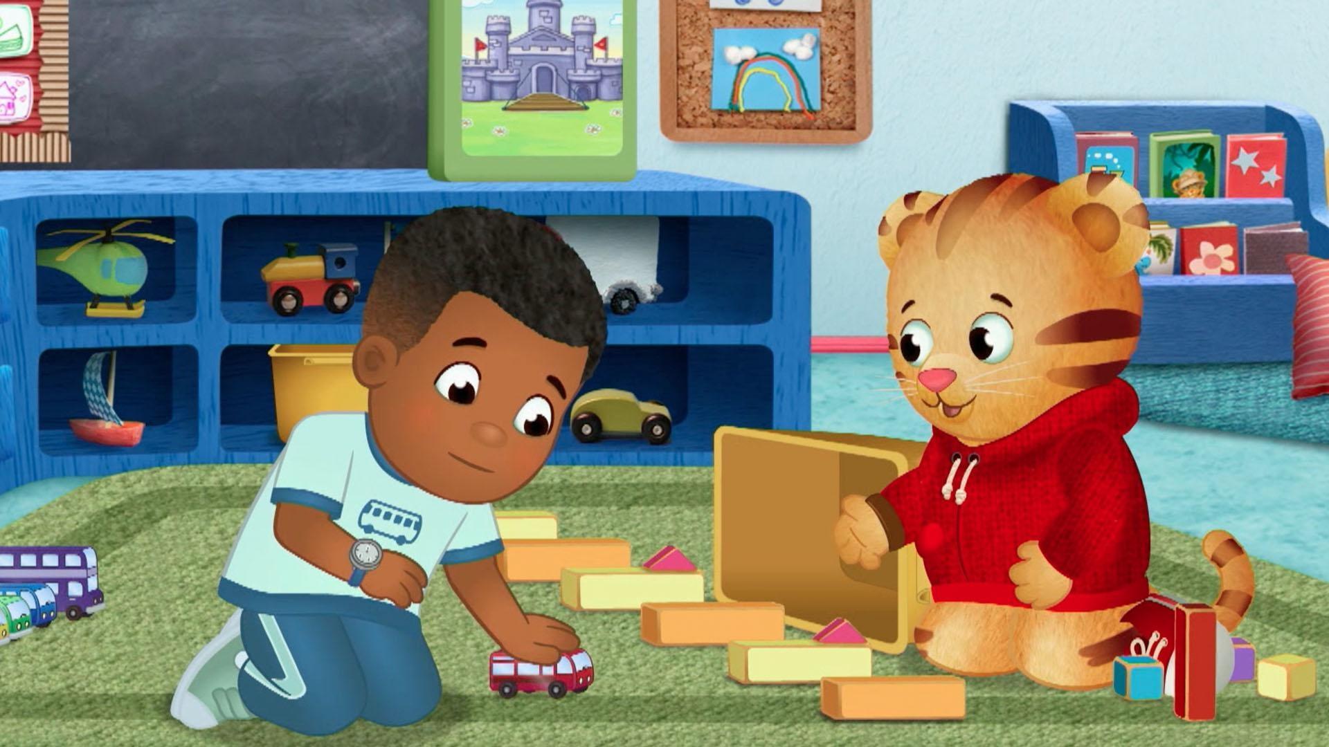 Daniel meets a new friend, Max, who is autistic. / Daniel goes to Chime Time with Max.