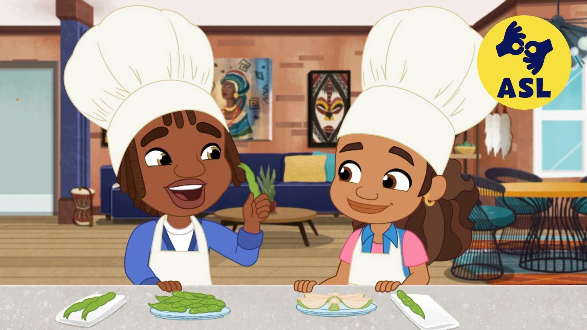 Alma helps Howard with his fear of pigeons. / Alma has dinner with André and his dad.