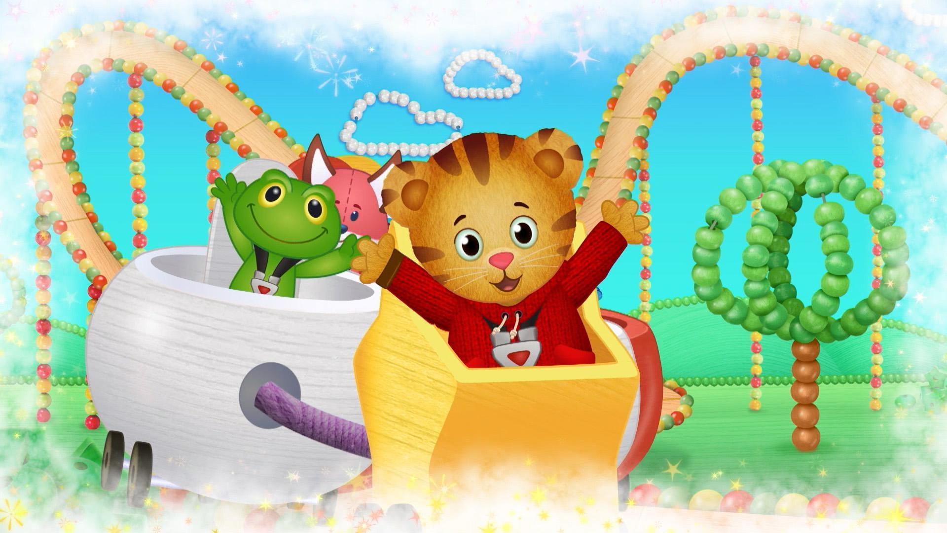 Daniel imagines he's riding a bead rollercoaster.