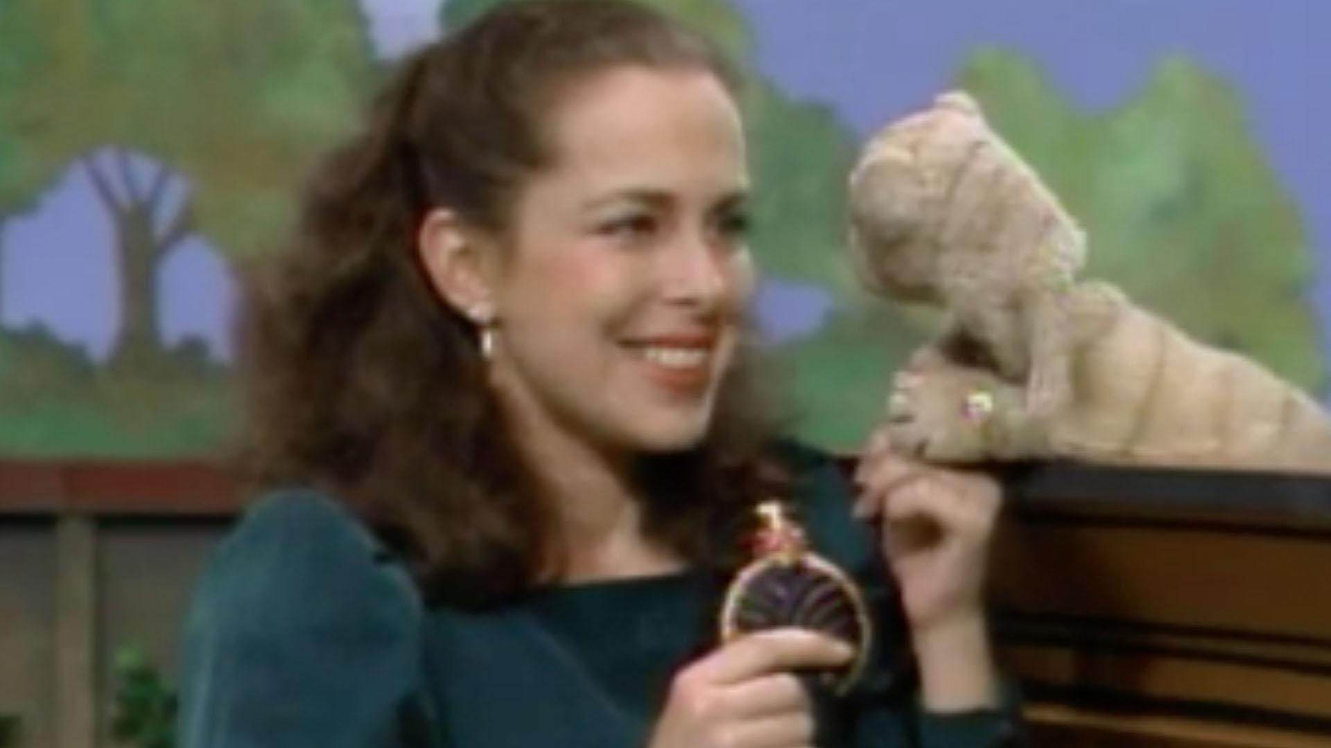 Daniel Tiger talks and sings about "not being like anyone else I know."