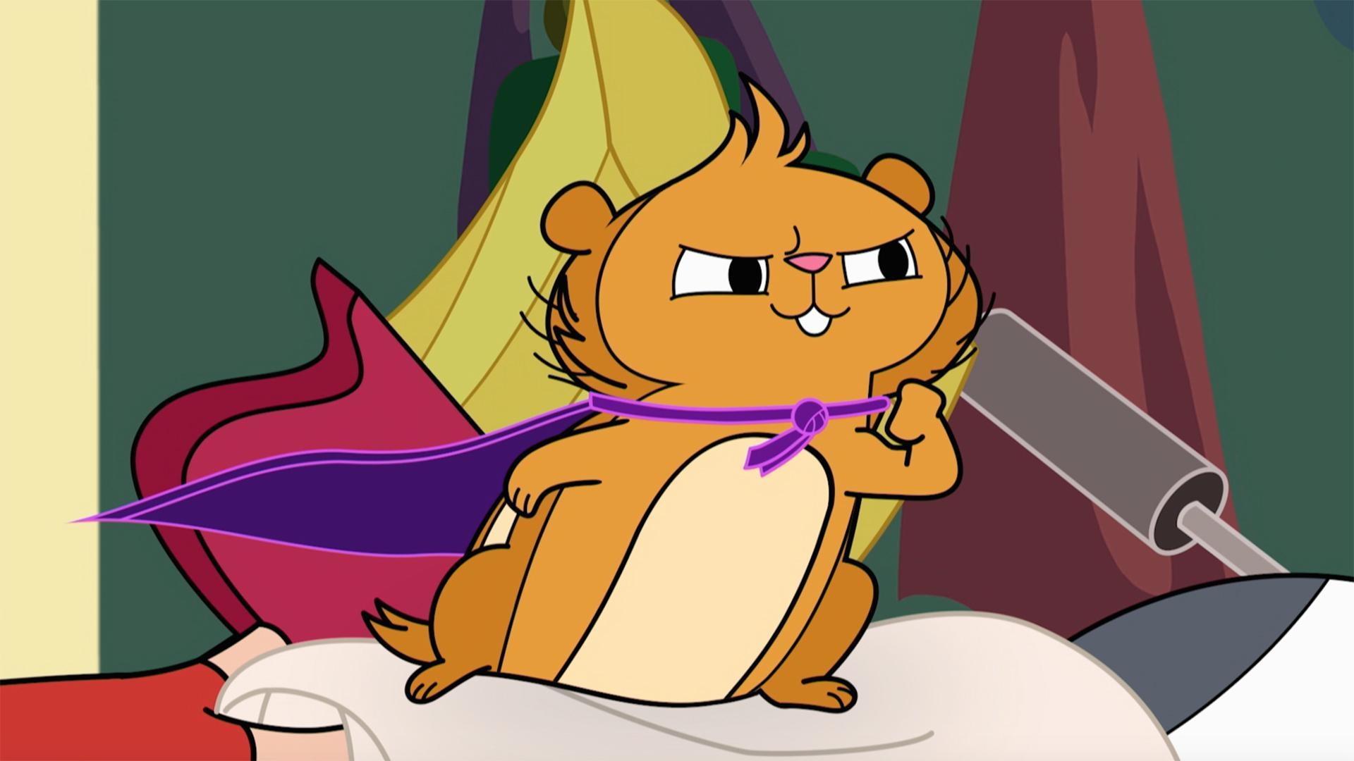 Meet Fur Blur, hero sidekick and cuddly class pet.