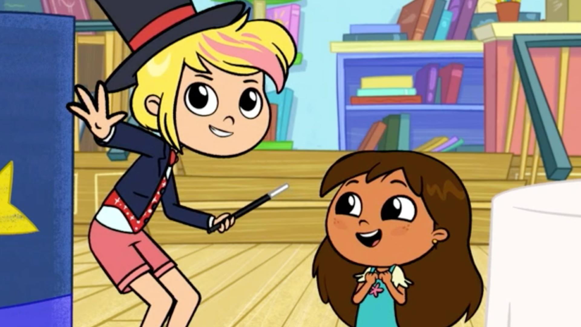 Rosie becomes Crystal's magician assistant.