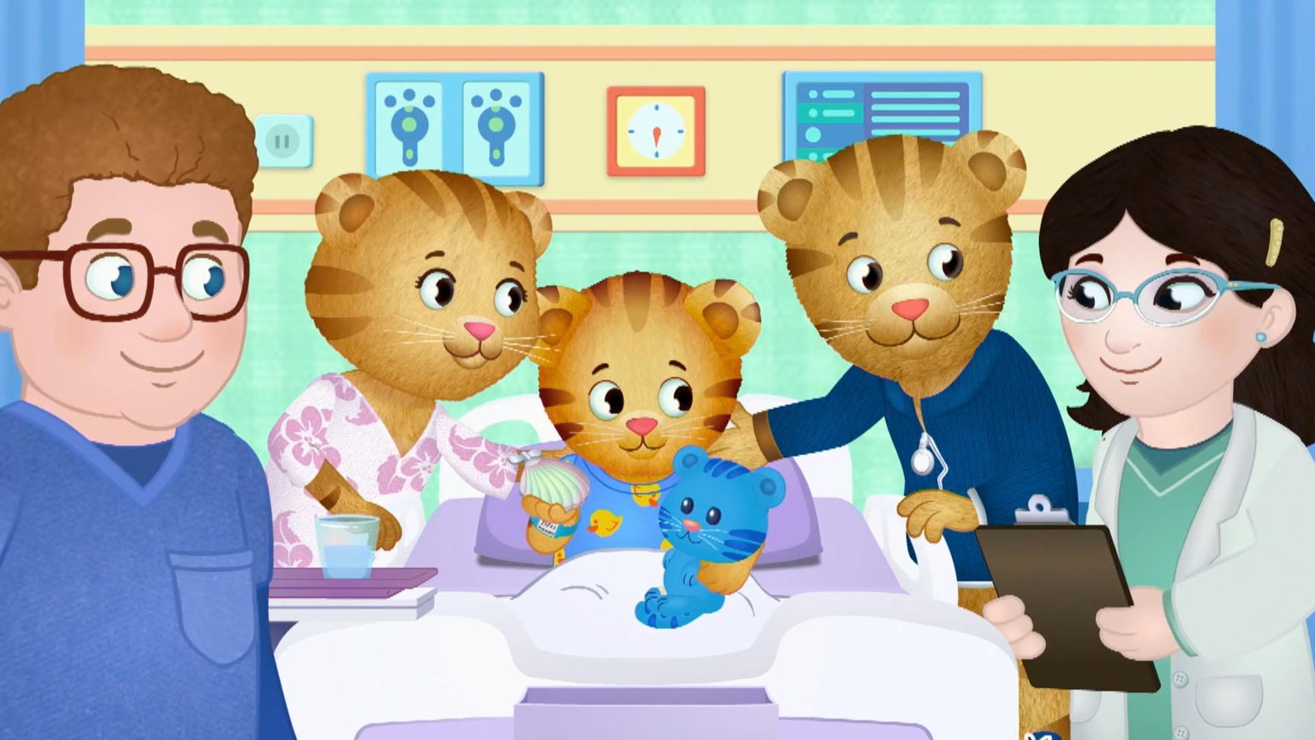 Daniel is feeling a little nervous for his first trip to the hospital.