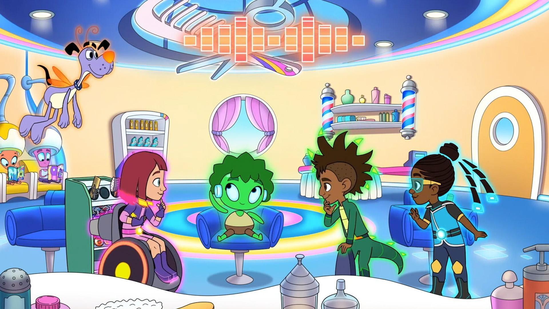 Entrepreneur Cora opens a lemonade stand. / Hairstylist Rae finds the right style.