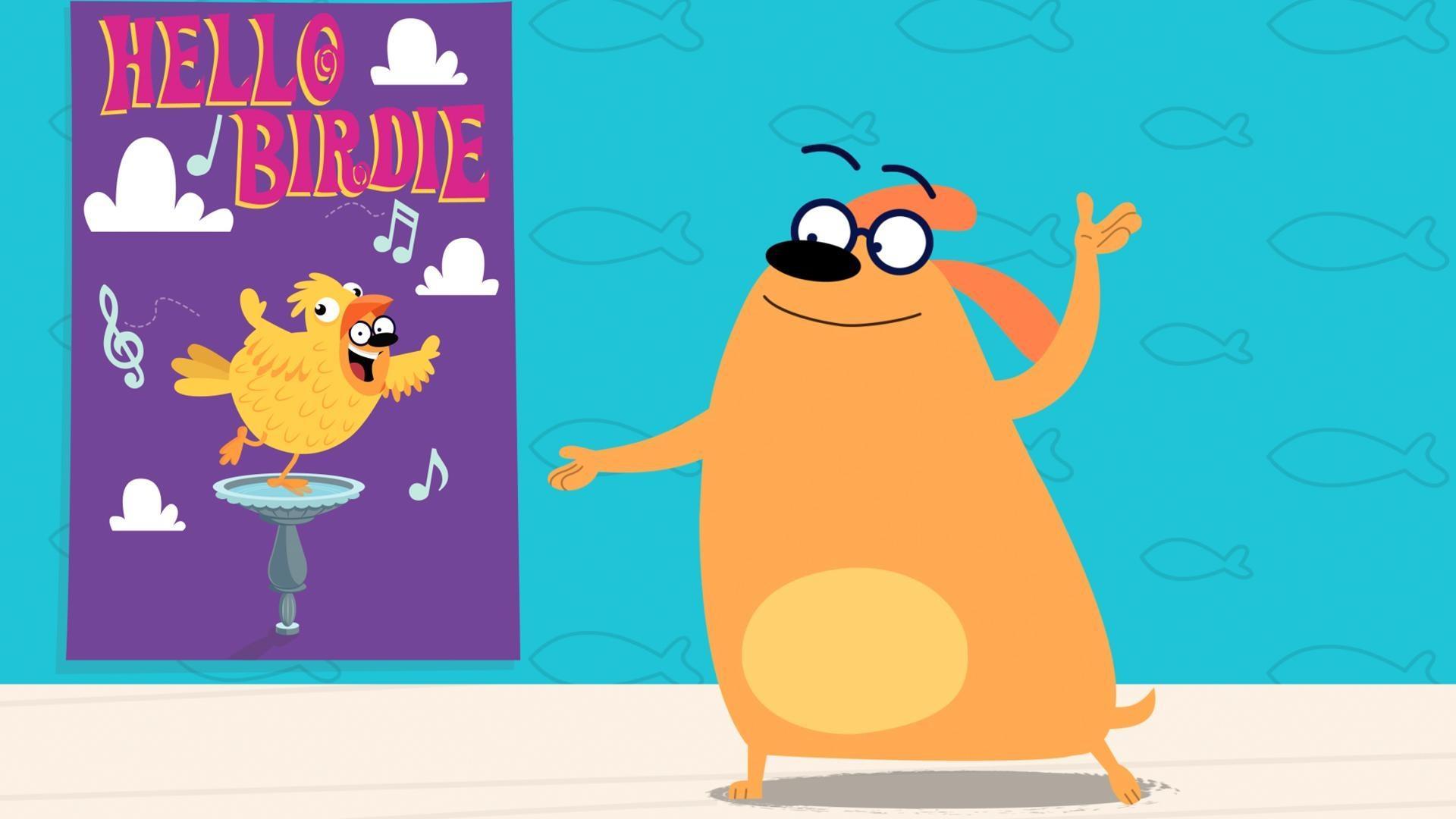 With some Broadway inspiration, Ruff helps build a topple-proof birdbath!