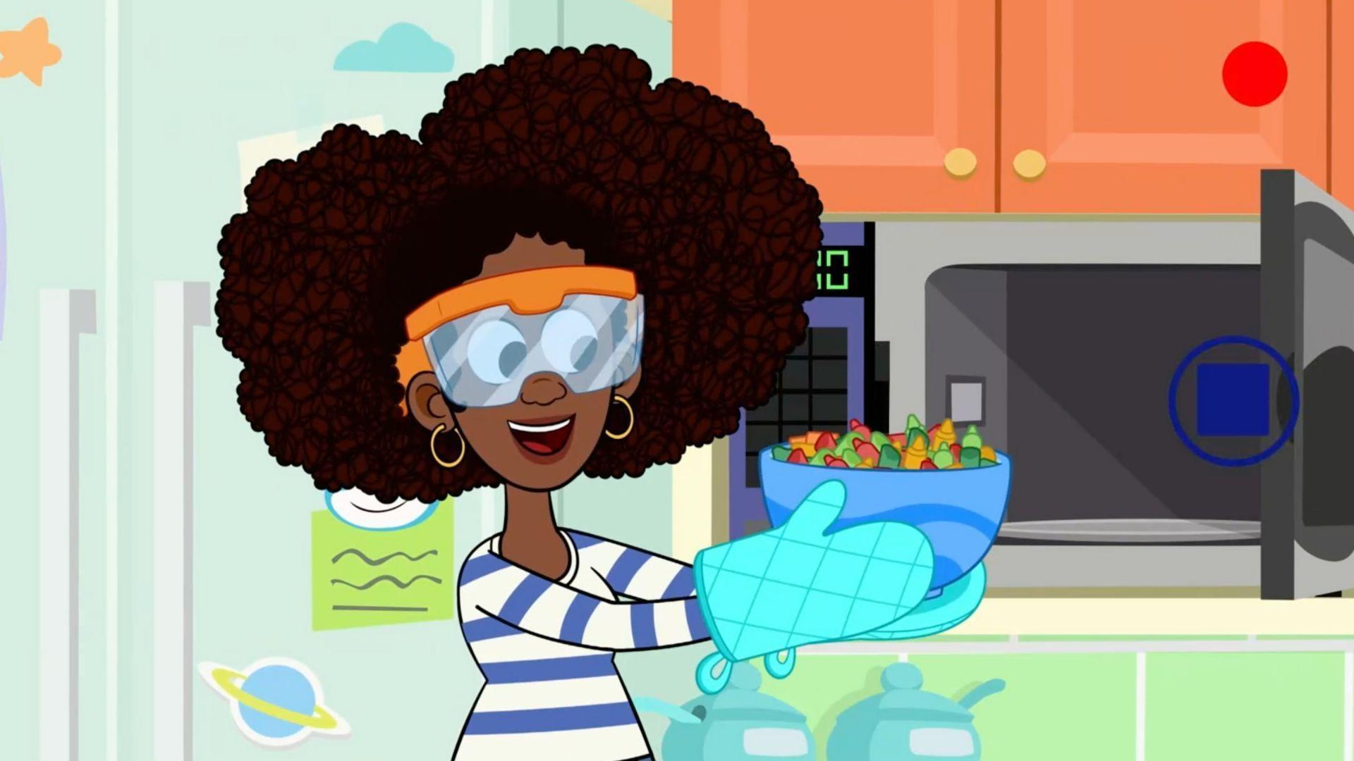 Lyla and Lydia repurpose broken crayons in order to make giant crayons!