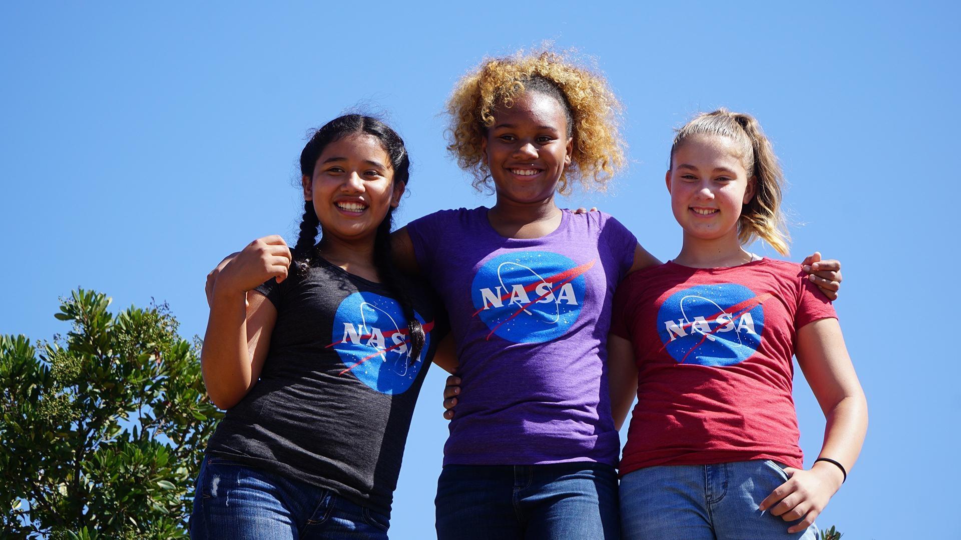 Inspired by NASA satellite cameras, SciGirls build and code their own wildlife cameras.