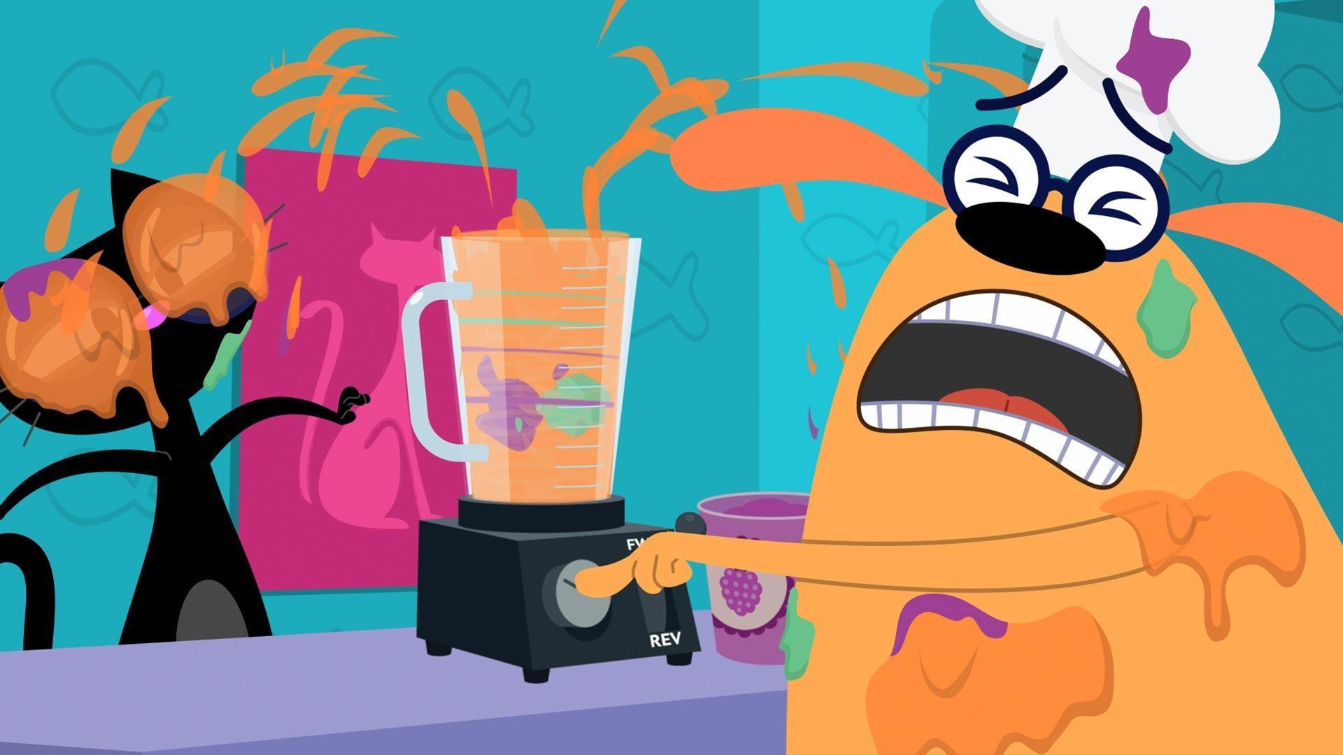 Ruff learns that when creating a colorful dessert, mixing the right ingredients matters!