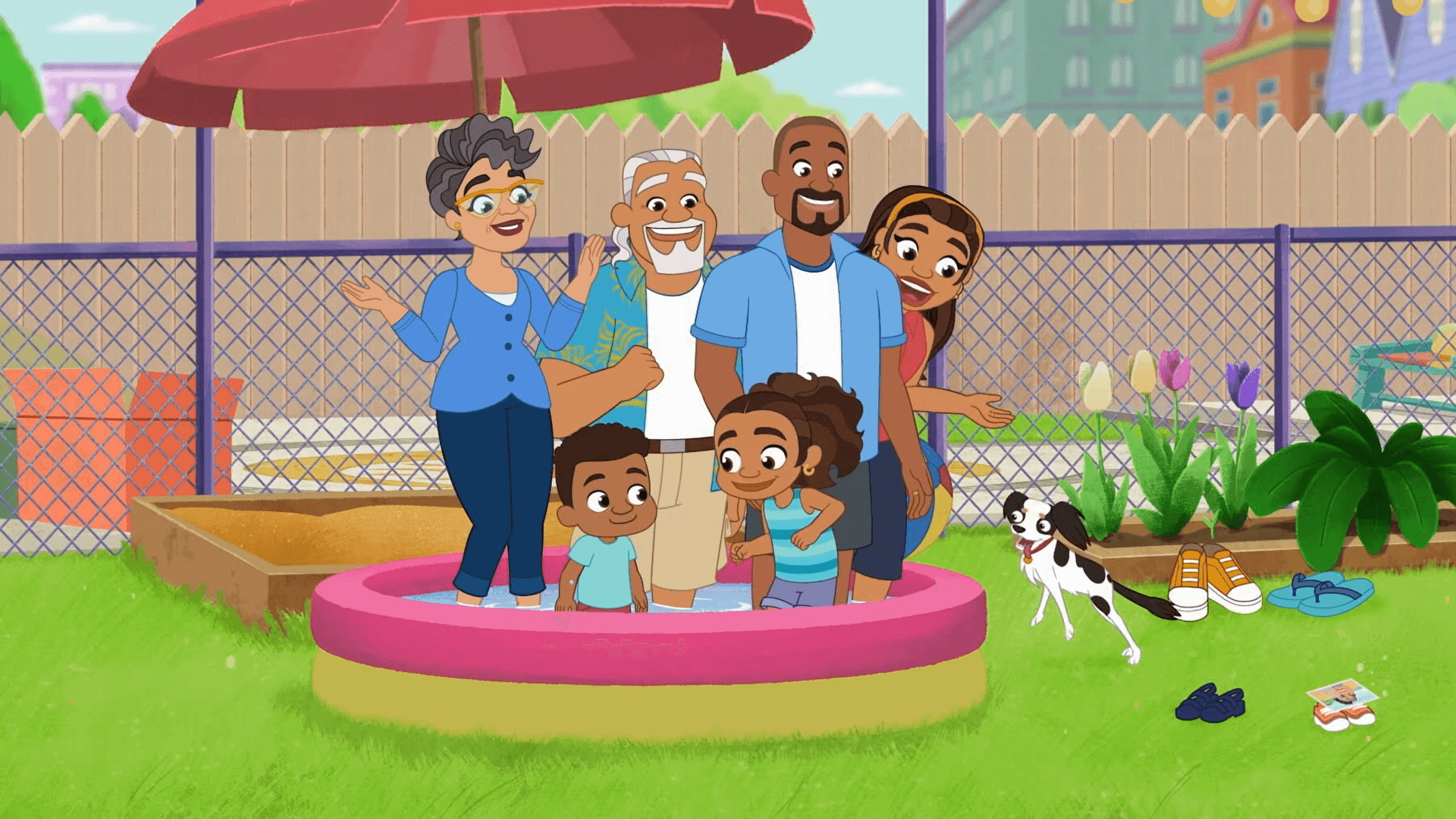 Alma pretends to be a flight attendant./Alma tries to get her grandparents to remarry.